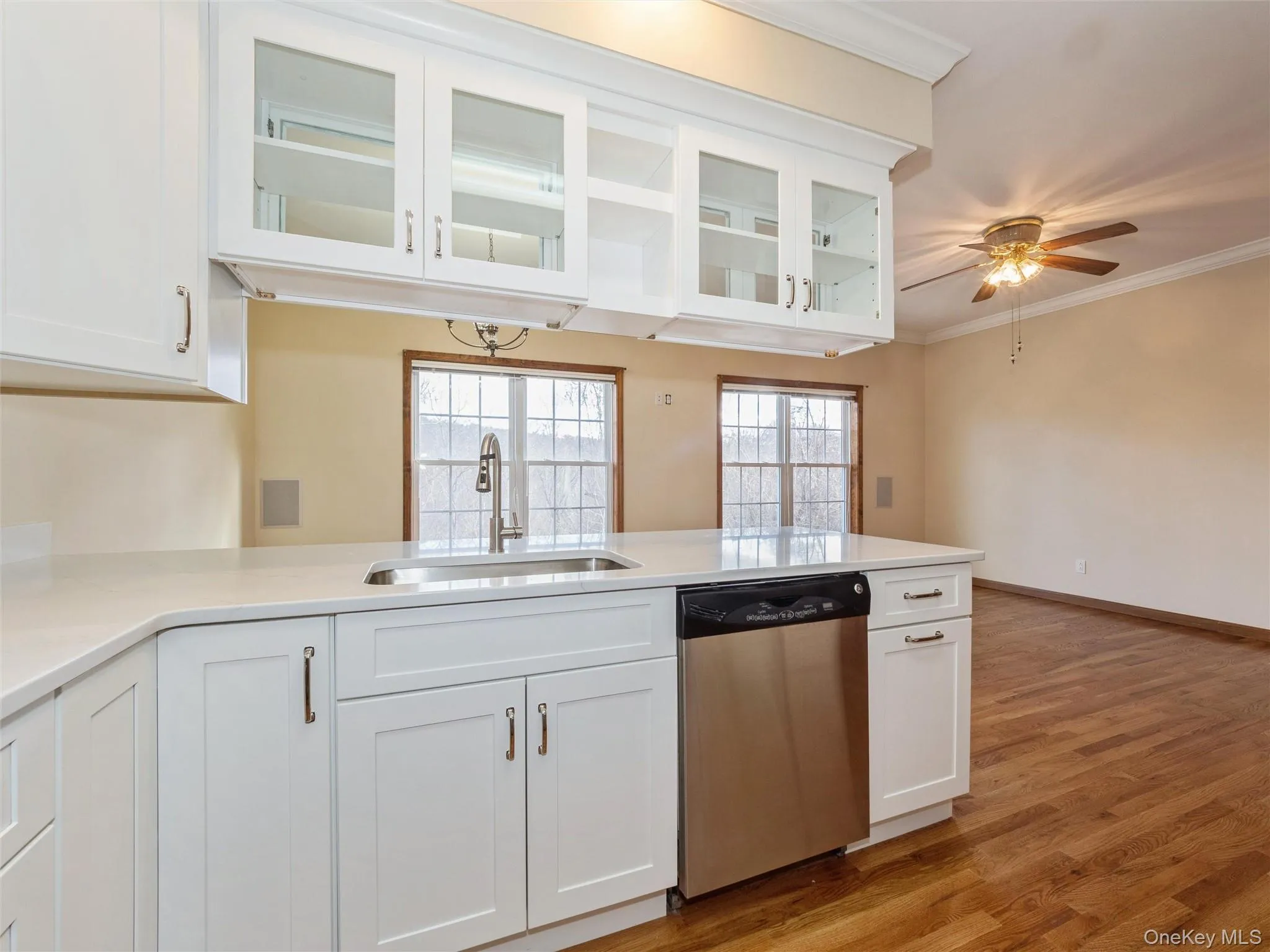 New open kitchen cabinets to display that special dinnerware New open kitchen cabinets to display that special dinnerware