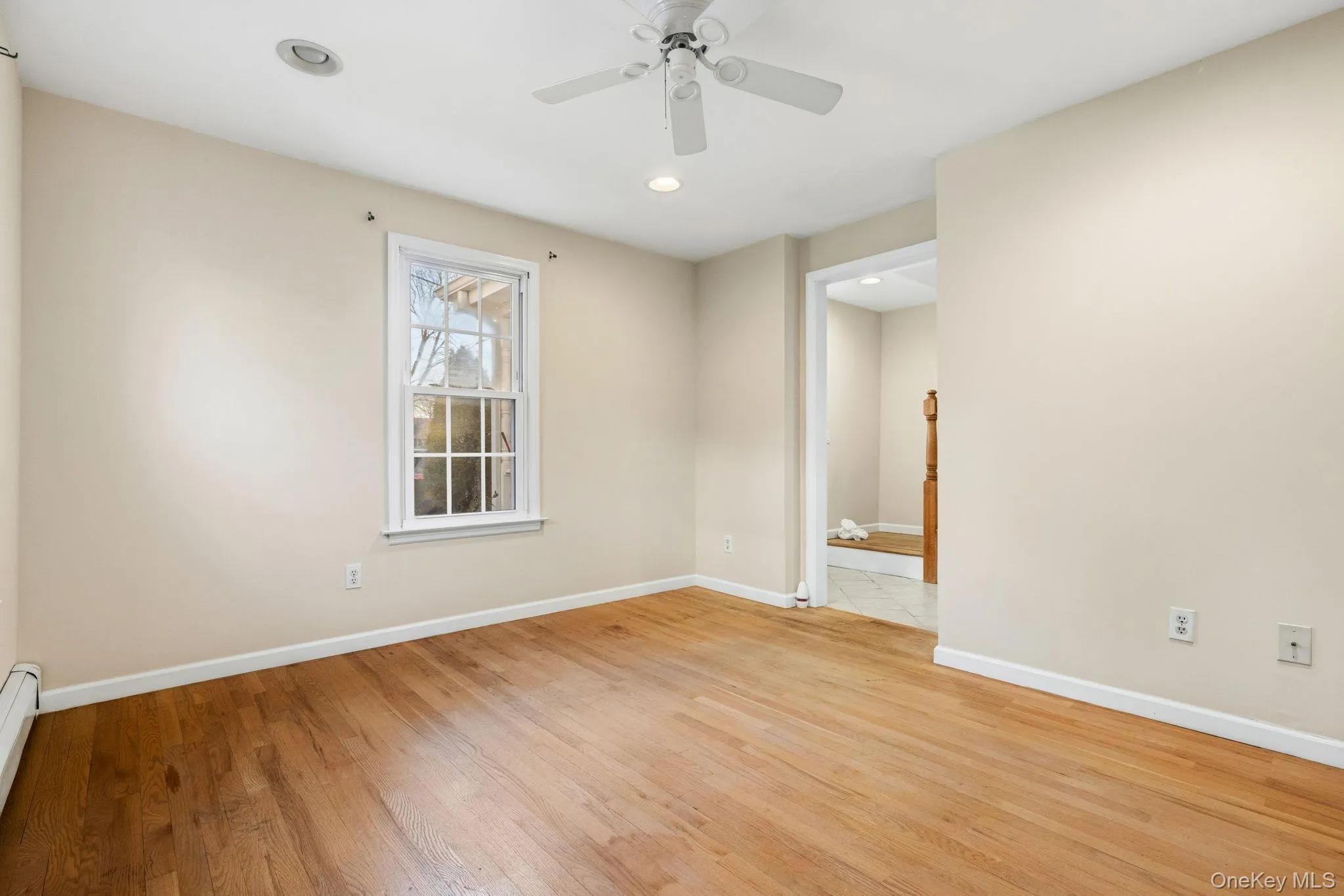 Living room with hard wood floors Living room with hard wood floors
