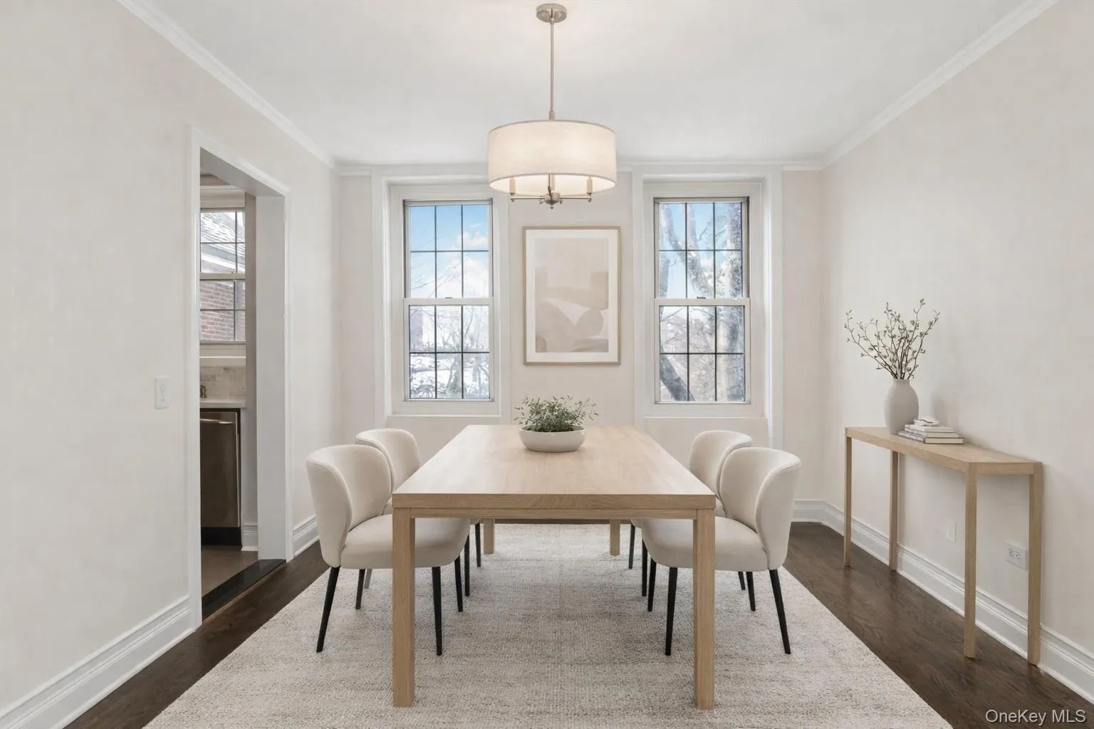 Virtually Staged Dining Room Virtually Staged Dining Room