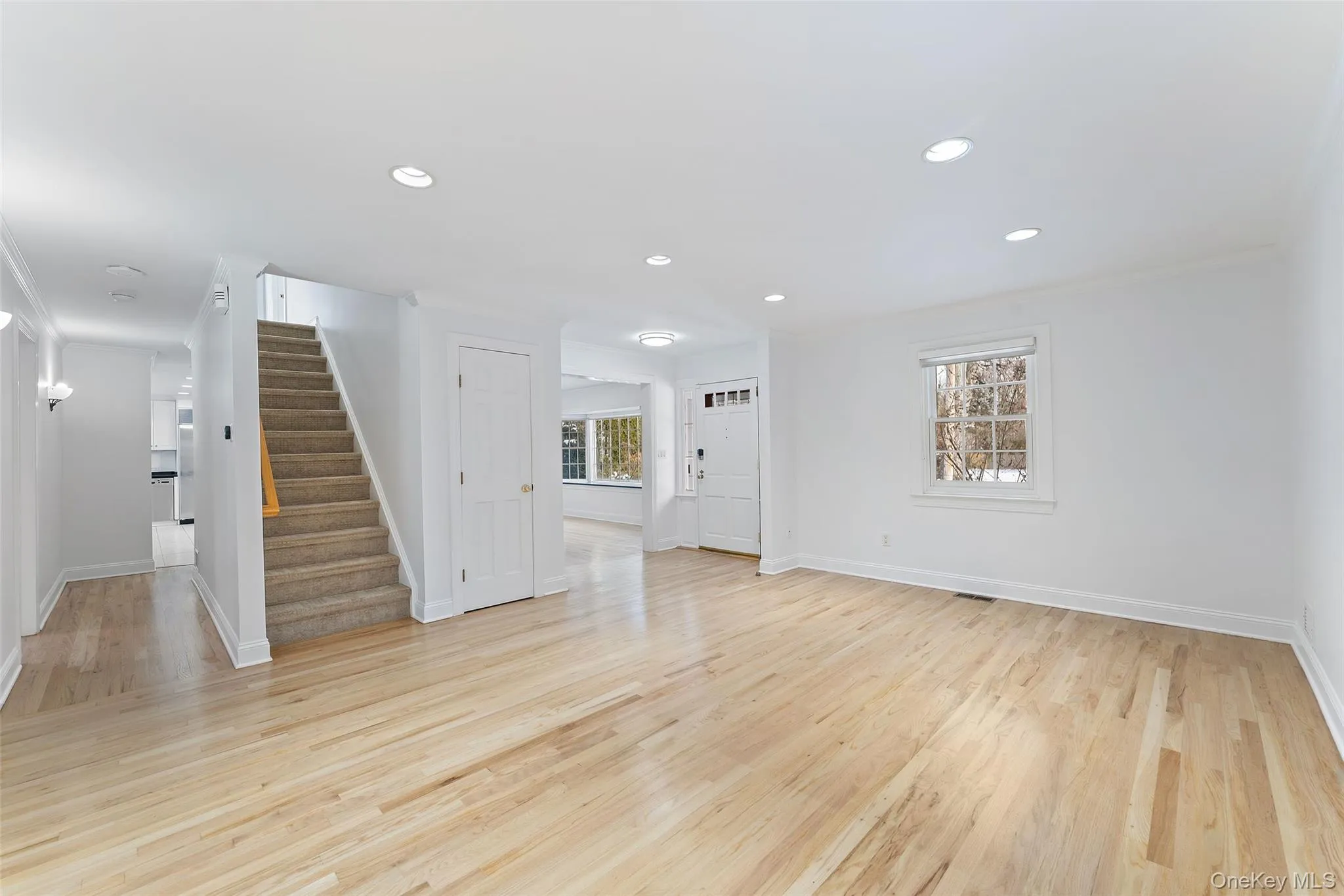 View of entryway into living room. View of entryway into living room.