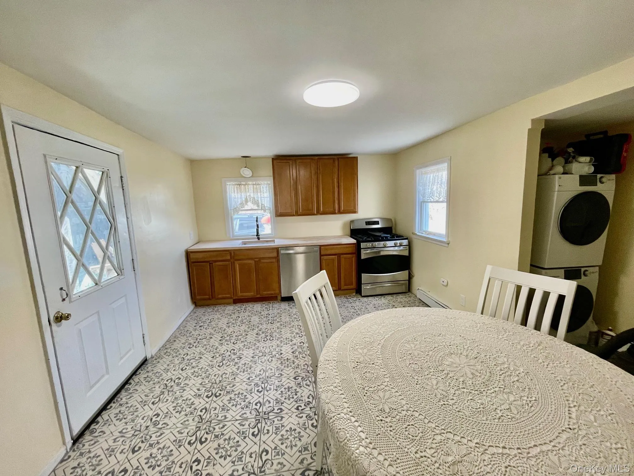 Kitchen with washer and dryer Kitchen with washer and dryer