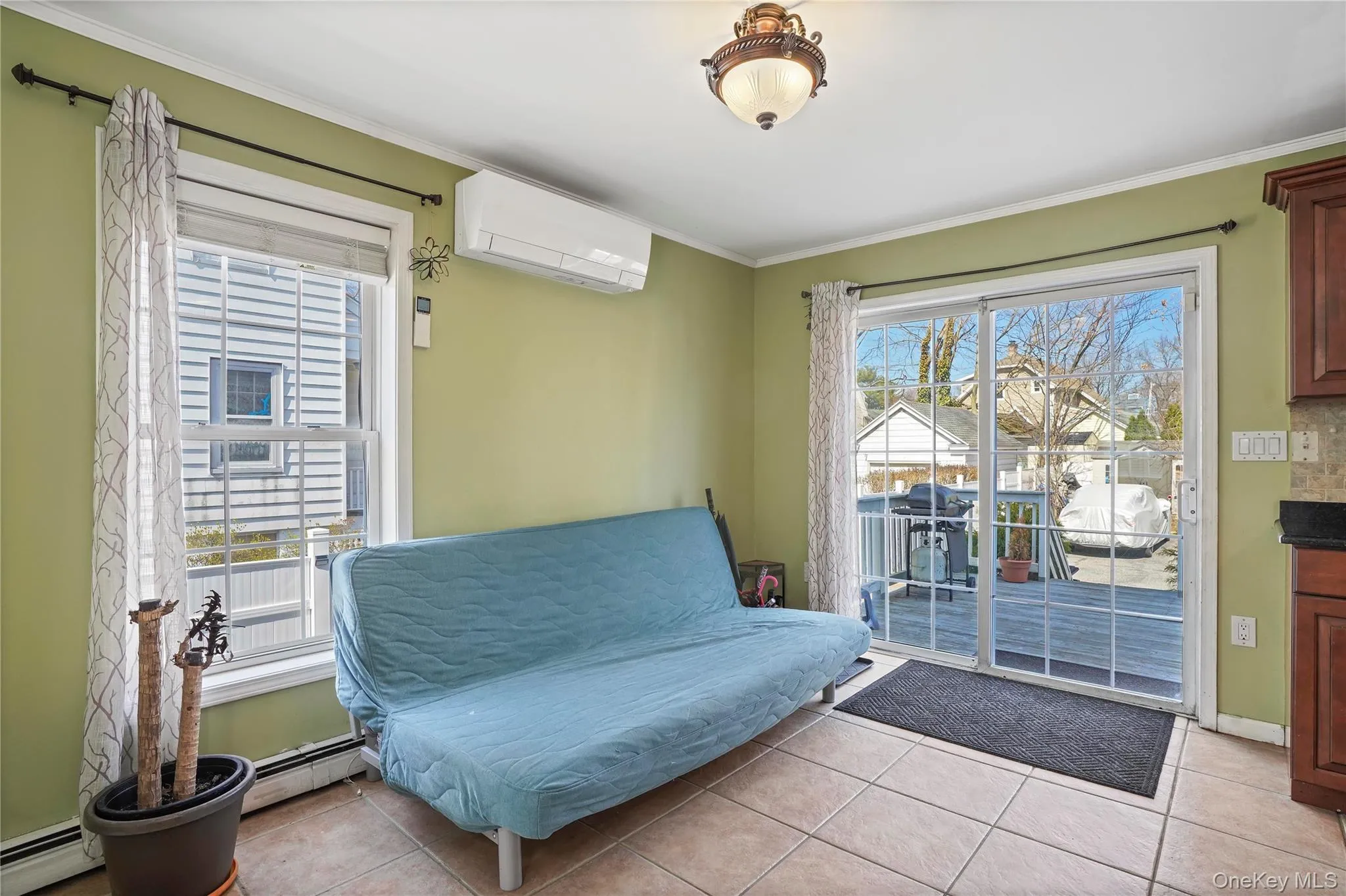 Sliding Glass Door In Kitchen Leads To The Deck Sliding Glass Door In Kitchen Leads To The Deck