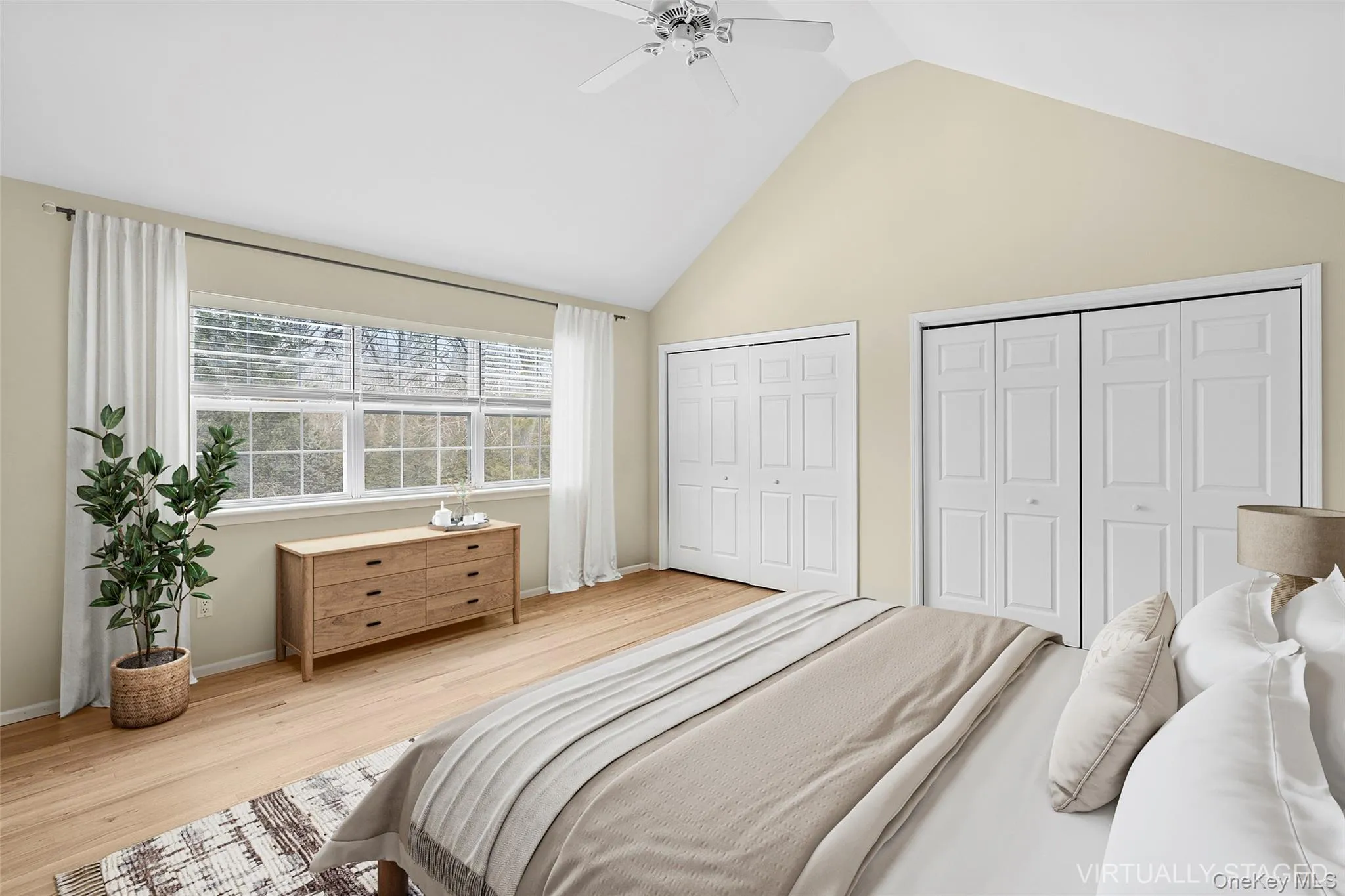 PRIMARY BEDROOM STAGED PRIMARY BEDROOM STAGED