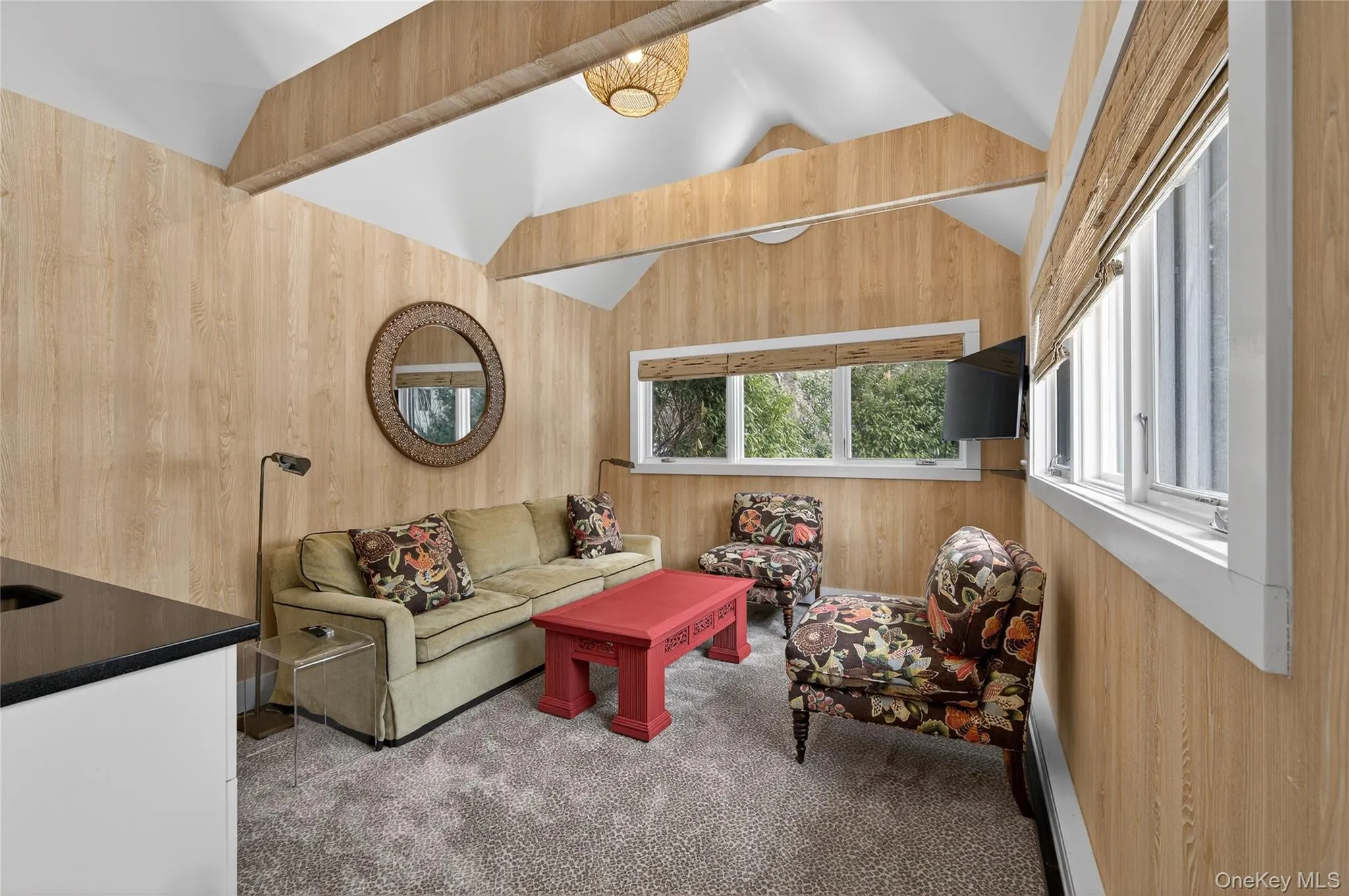 Cottage Living Room and Kitchenette Cottage Living Room and Kitchenette