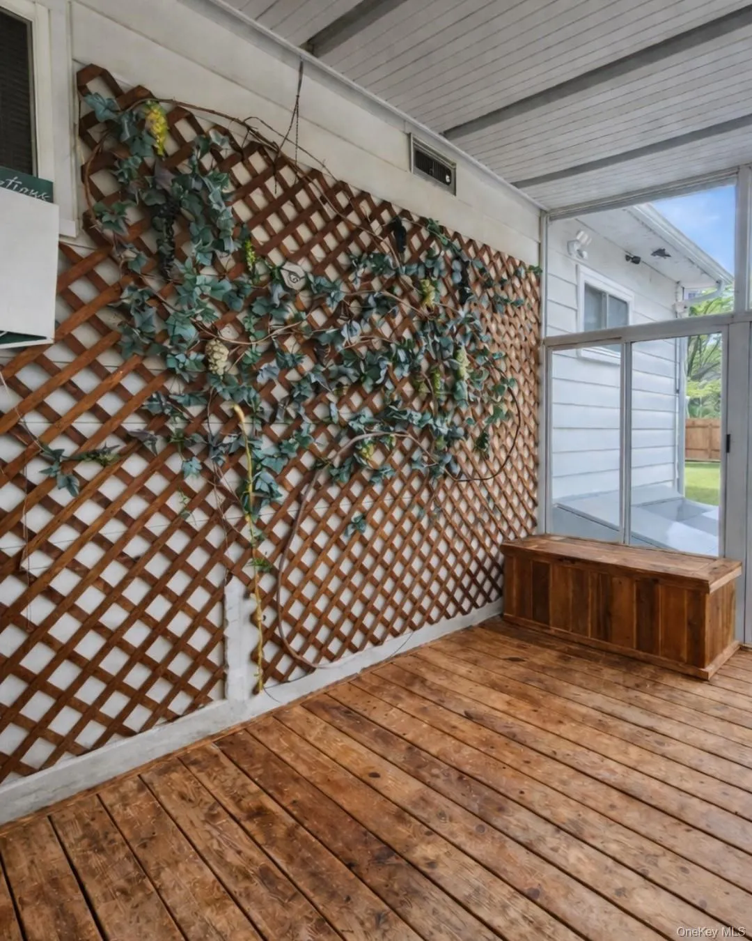 View of wooden terrace View of wooden terrace