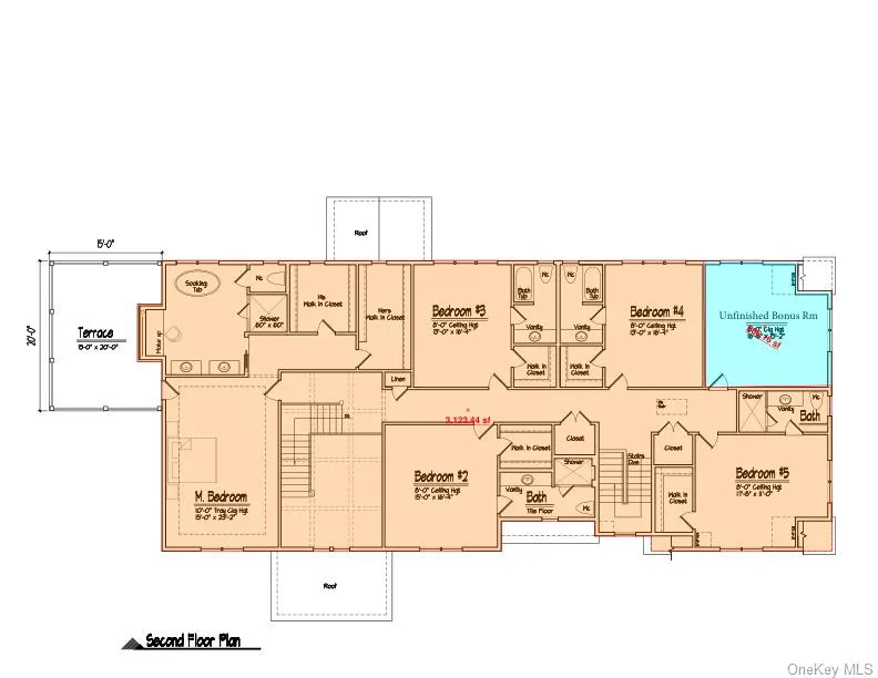 Proposed second floor layout for illustrative purposes only; dimensions and design subject to change. Proposed second floor layout for illustrative purposes only; dimensions and design subject to change.