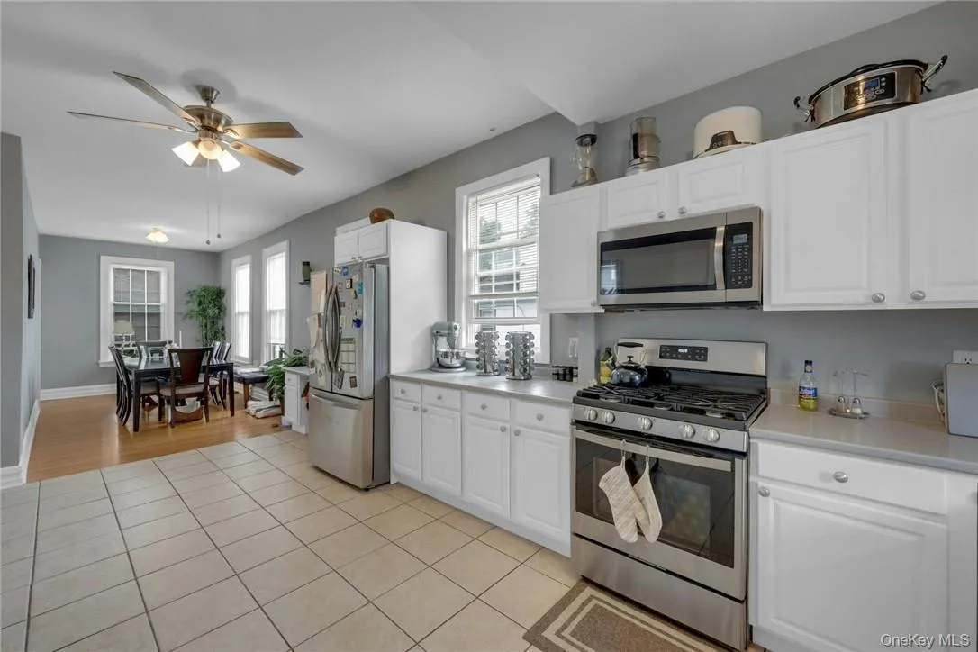 Large eat in kitchen opening to living/dining room Large eat in kitchen opening to living/dining room