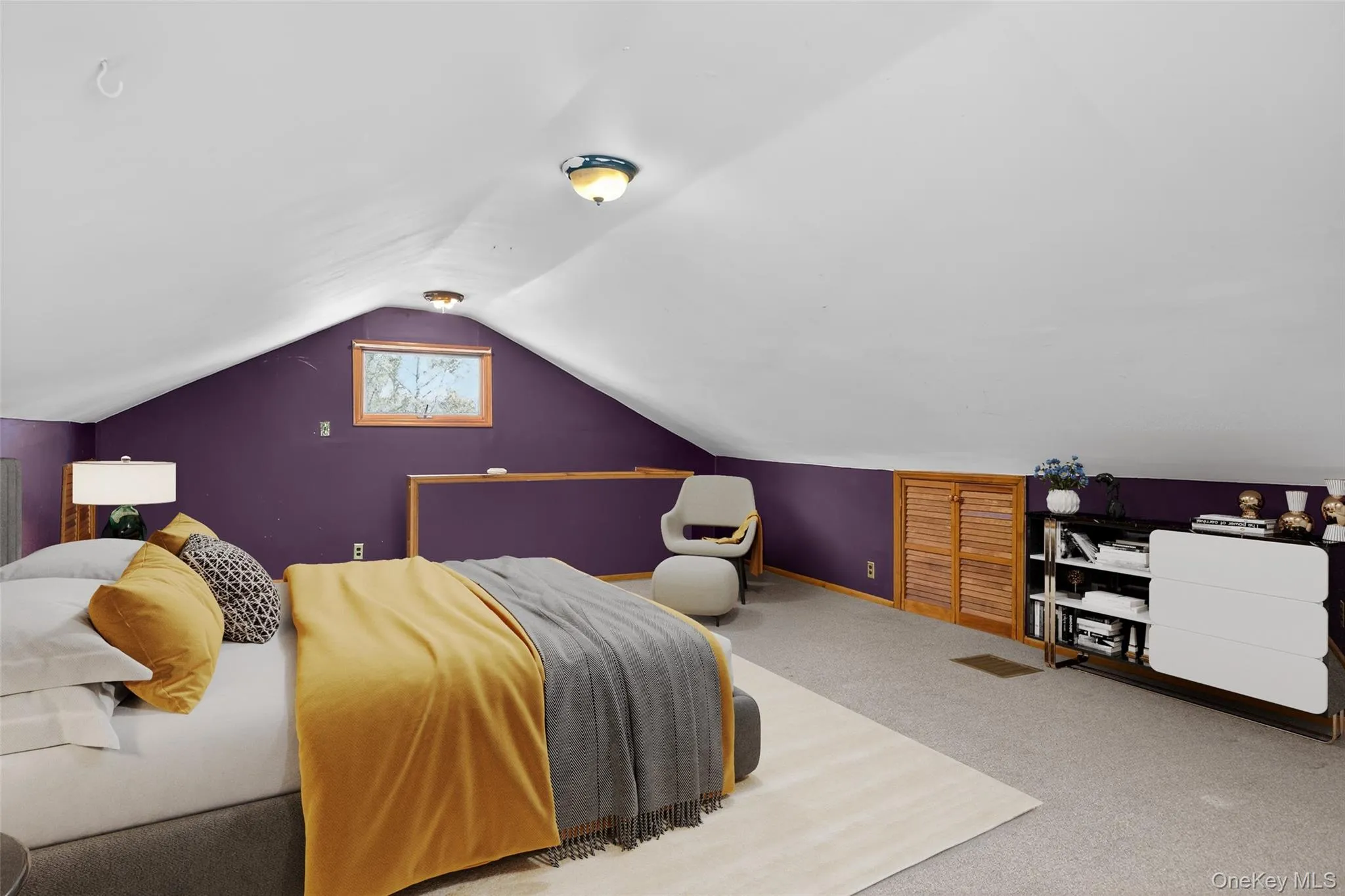 Virtually staged bedroom Virtually staged bedroom