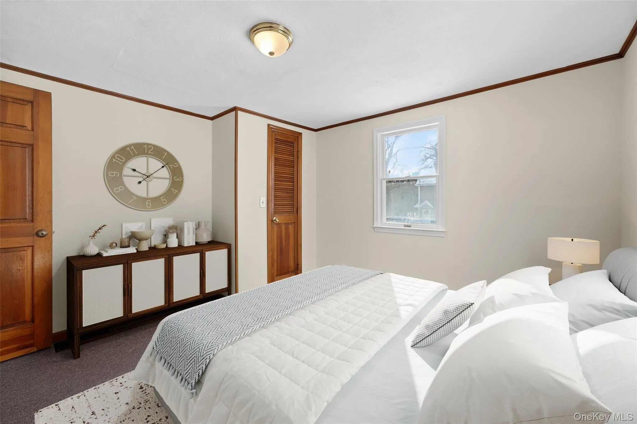 Virtually staged bedroom Virtually staged bedroom