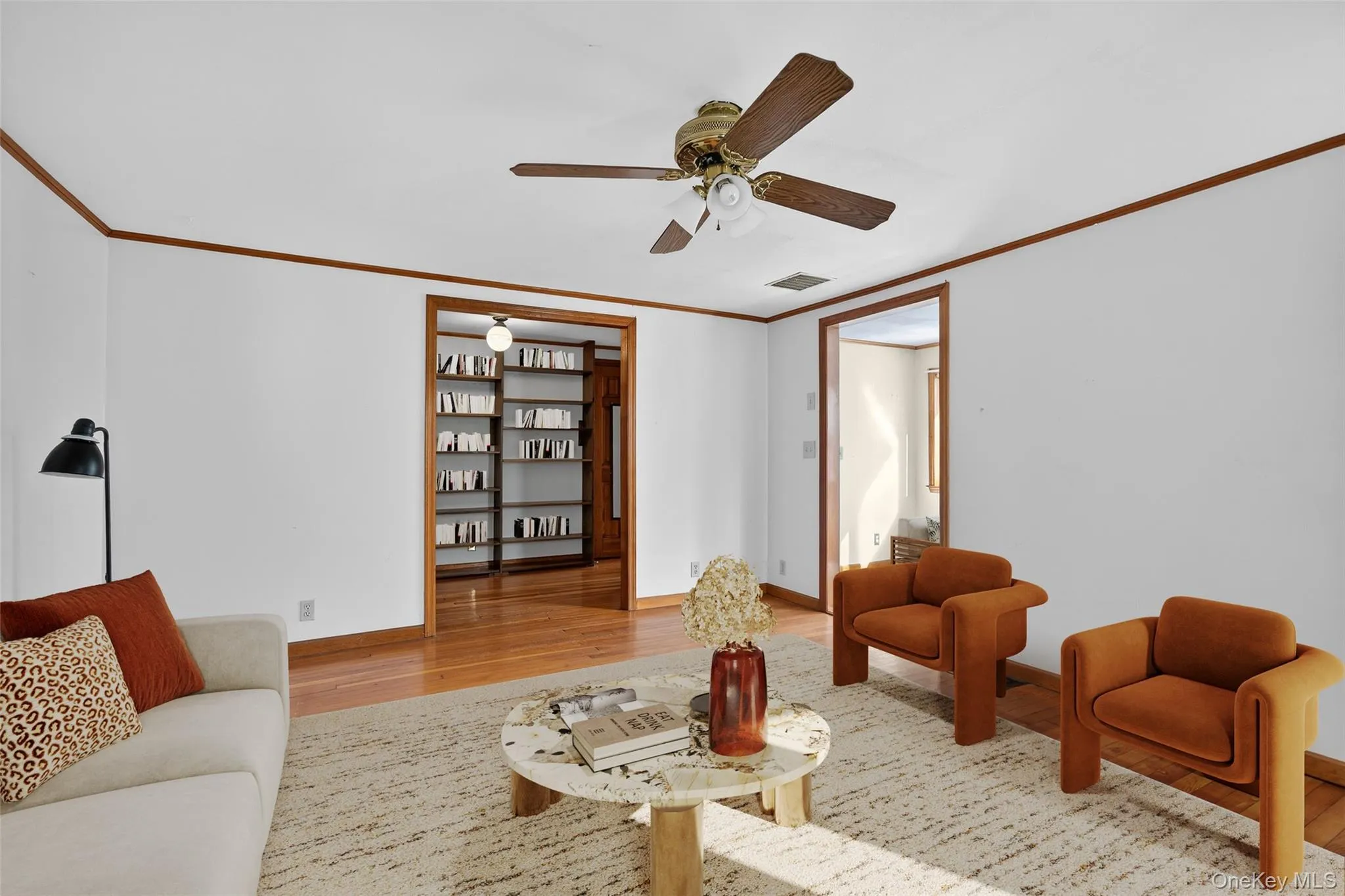 Virtually staged living room Virtually staged living room