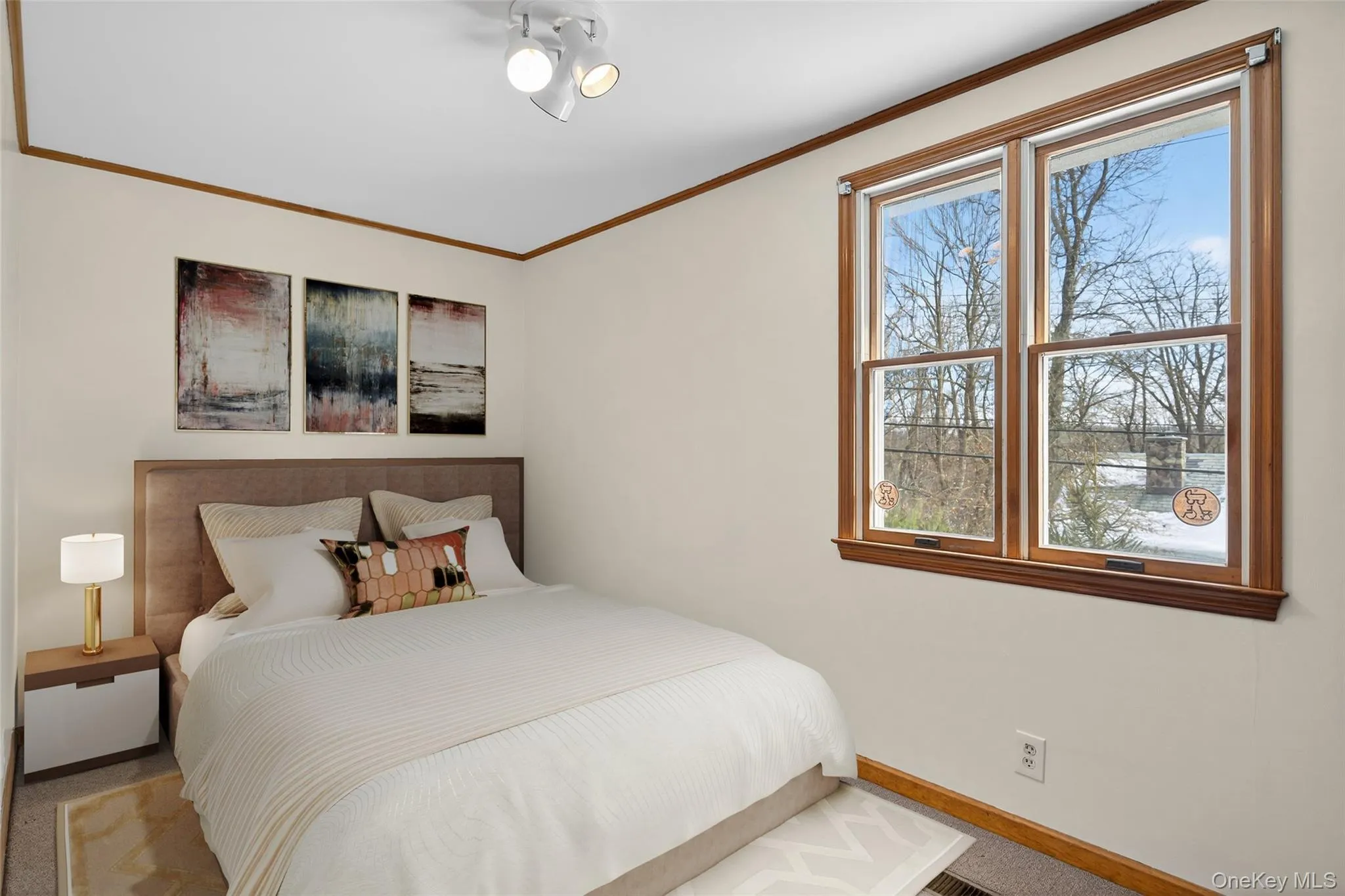 Virtually staged bedroom Virtually staged bedroom