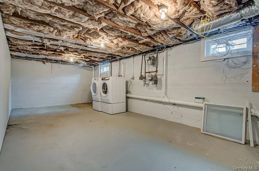 Private basement area with washer & dryer Private basement area with washer & dryer