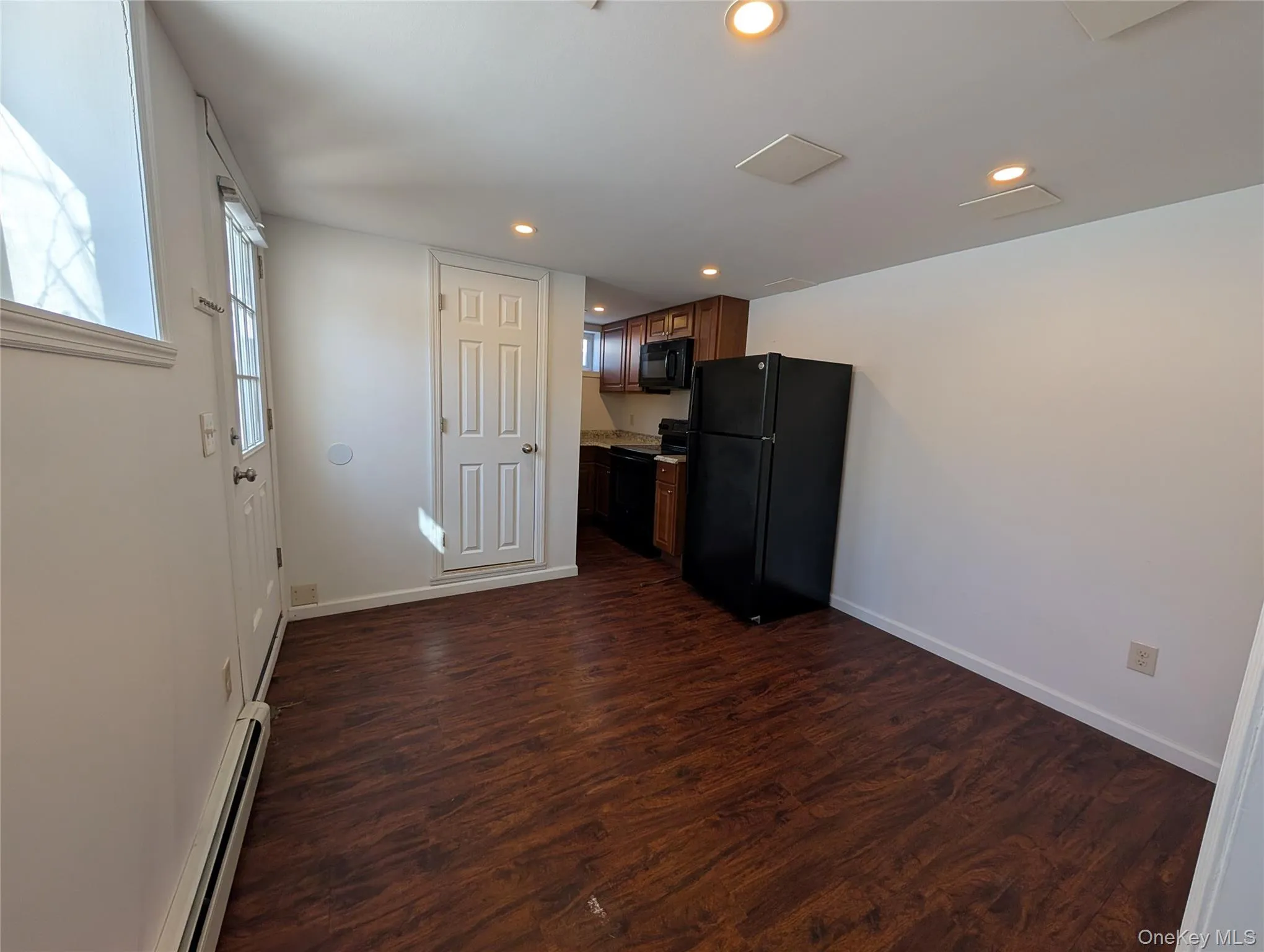 Main living area and kitchen Main living area and kitchen