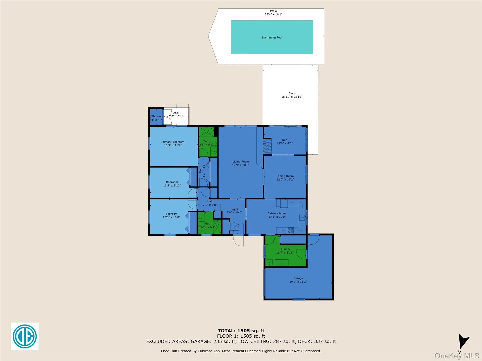Floor Plan of 7 Linda Lane Hampton Bays Floor Plan of 7 Linda Lane Hampton Bays