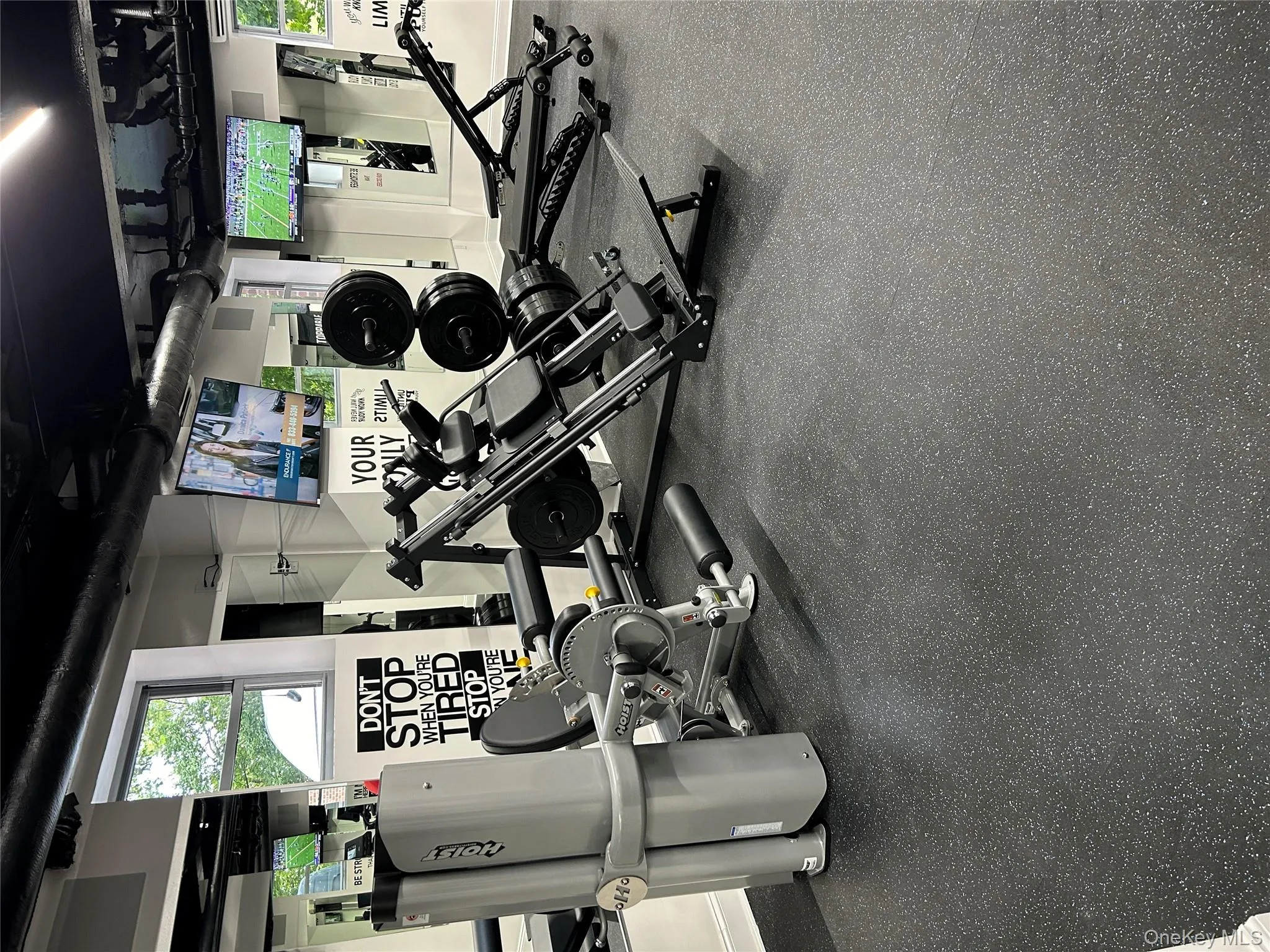 View of workout area View of workout area