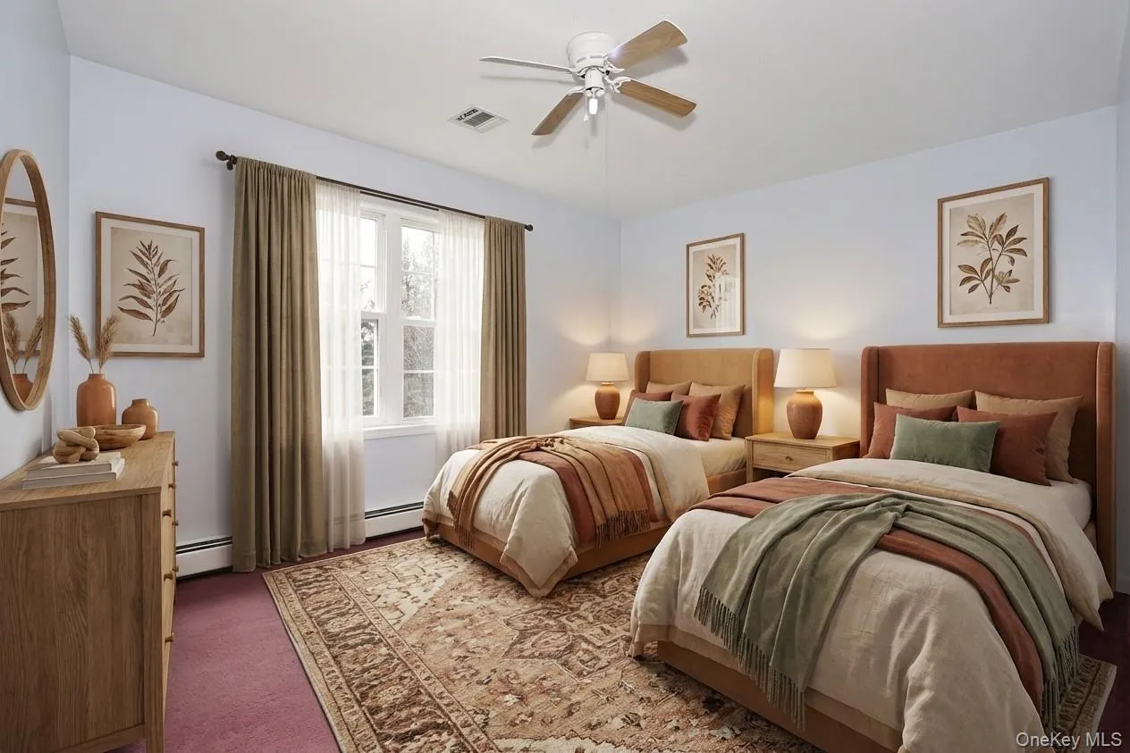 *Virtually staged bedroom* *Virtually staged bedroom*