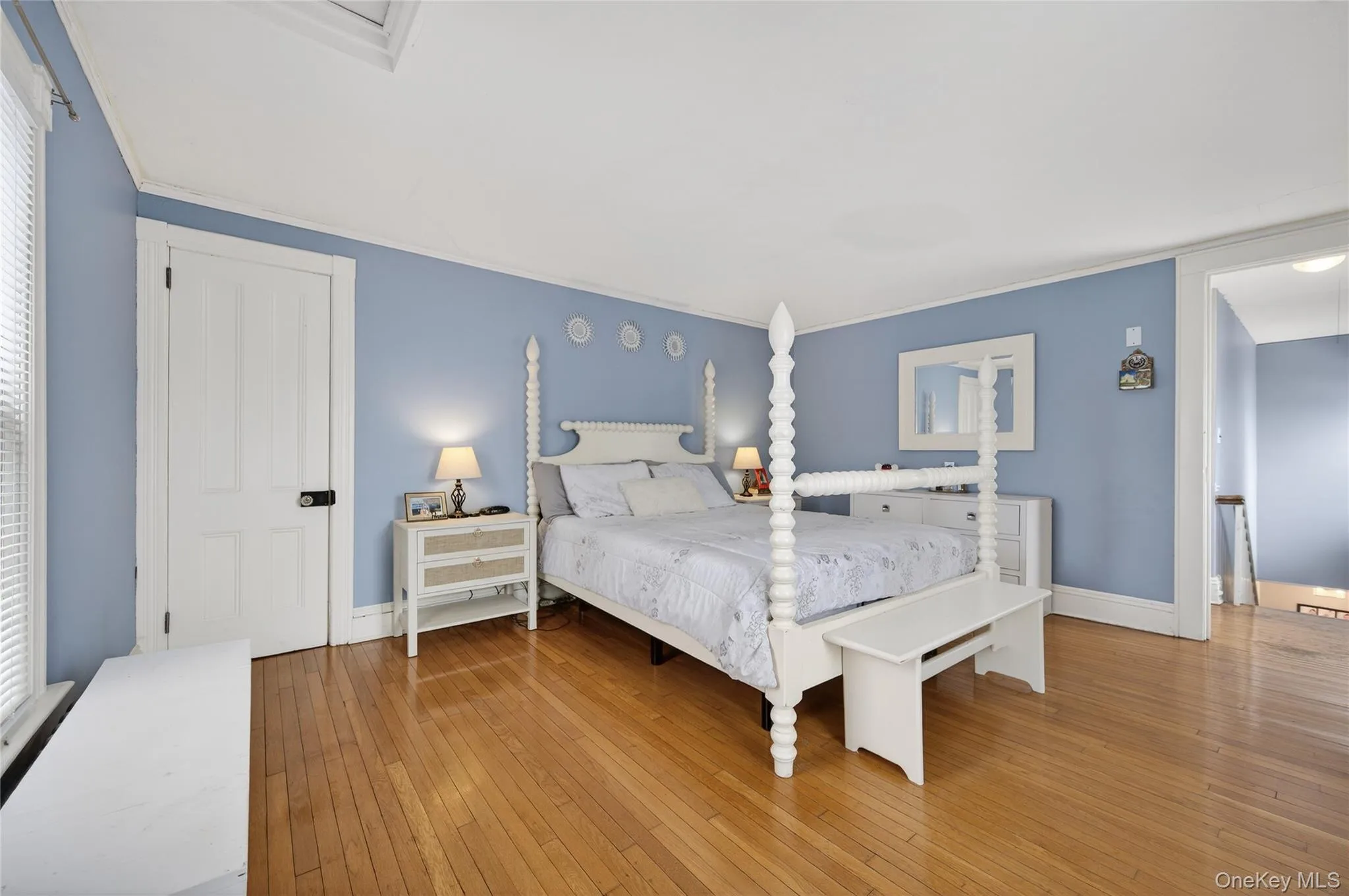 Primary bedroom with walk in closet. Primary bedroom with walk in closet.
