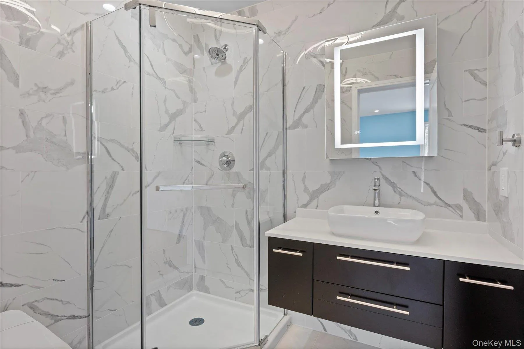 3rd Bedroom full bath with moen self flushing heated bidet and walk in shower 3rd Bedroom full bath with moen self flushing heated bidet and walk in shower