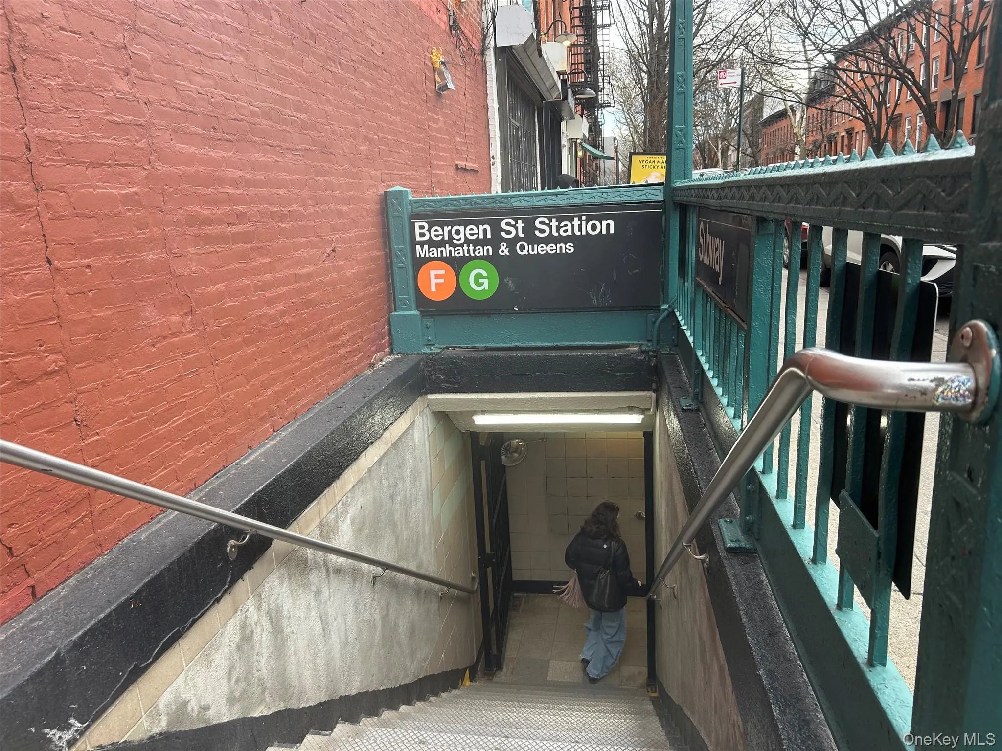 Bergen Street Station right down the block. Bergen Street Station right down the block.