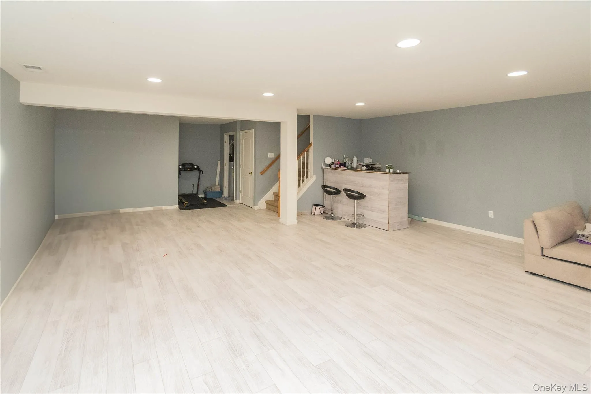 Finished basement Finished basement