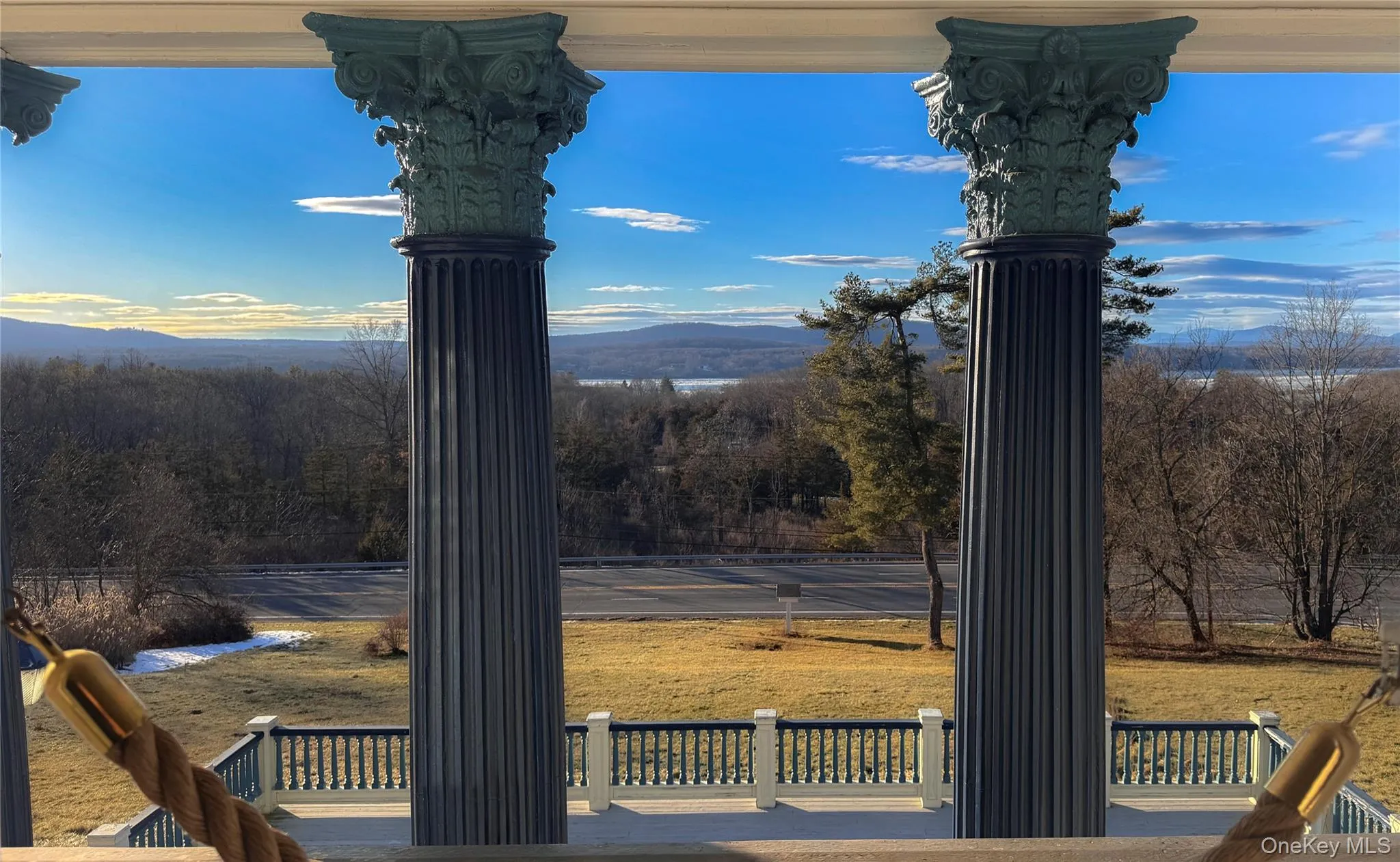 View overlooking the Hudson River and Catskill Mountains View overlooking the Hudson River and Catskill Mountains