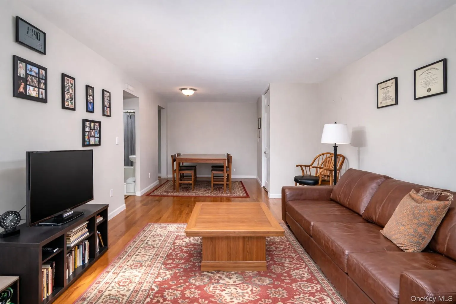 View of open floor plan with dinette space. Photo has been digitally altered. View of open floor plan with dinette space. Photo has been digitally altered.