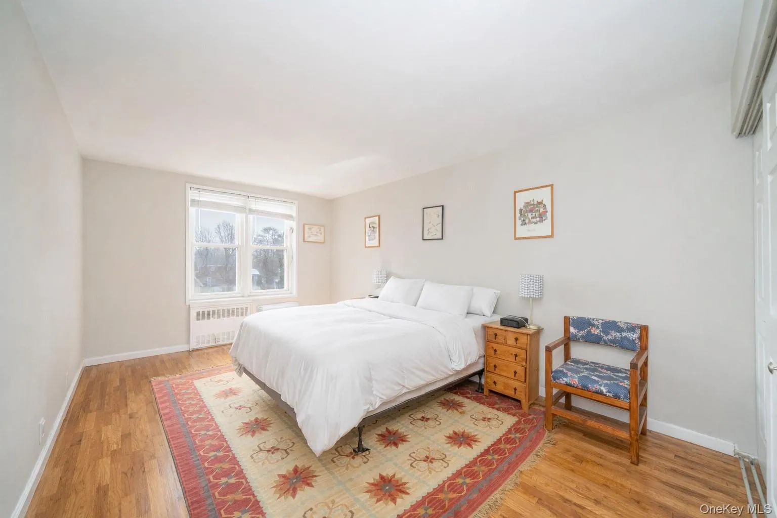 Bedroom with hard wood floors. Photo has been digitally altered. Bedroom with hard wood floors. Photo has been digitally altered.