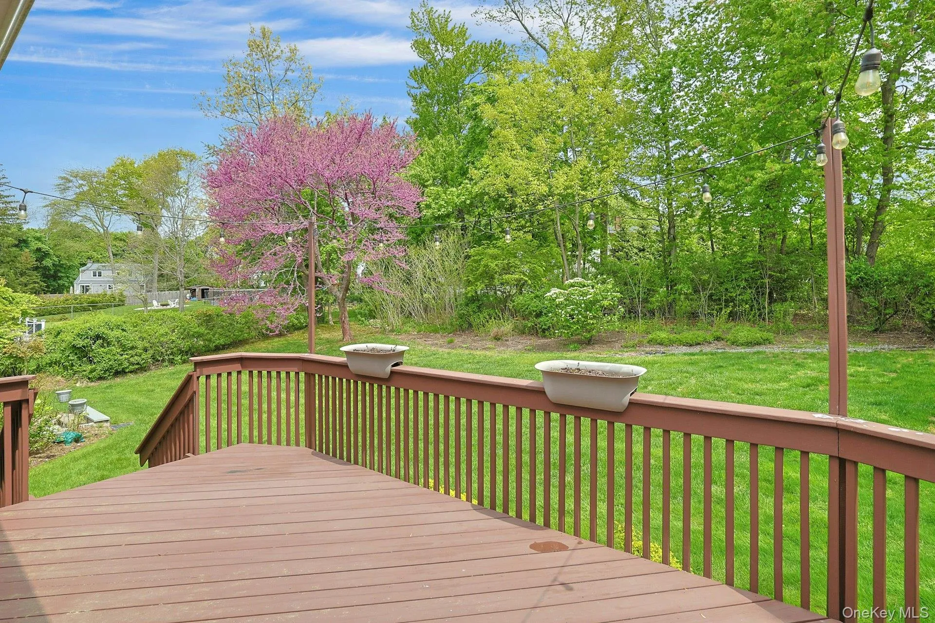 Deck with View of Lovely Yard Deck with View of Lovely Yard