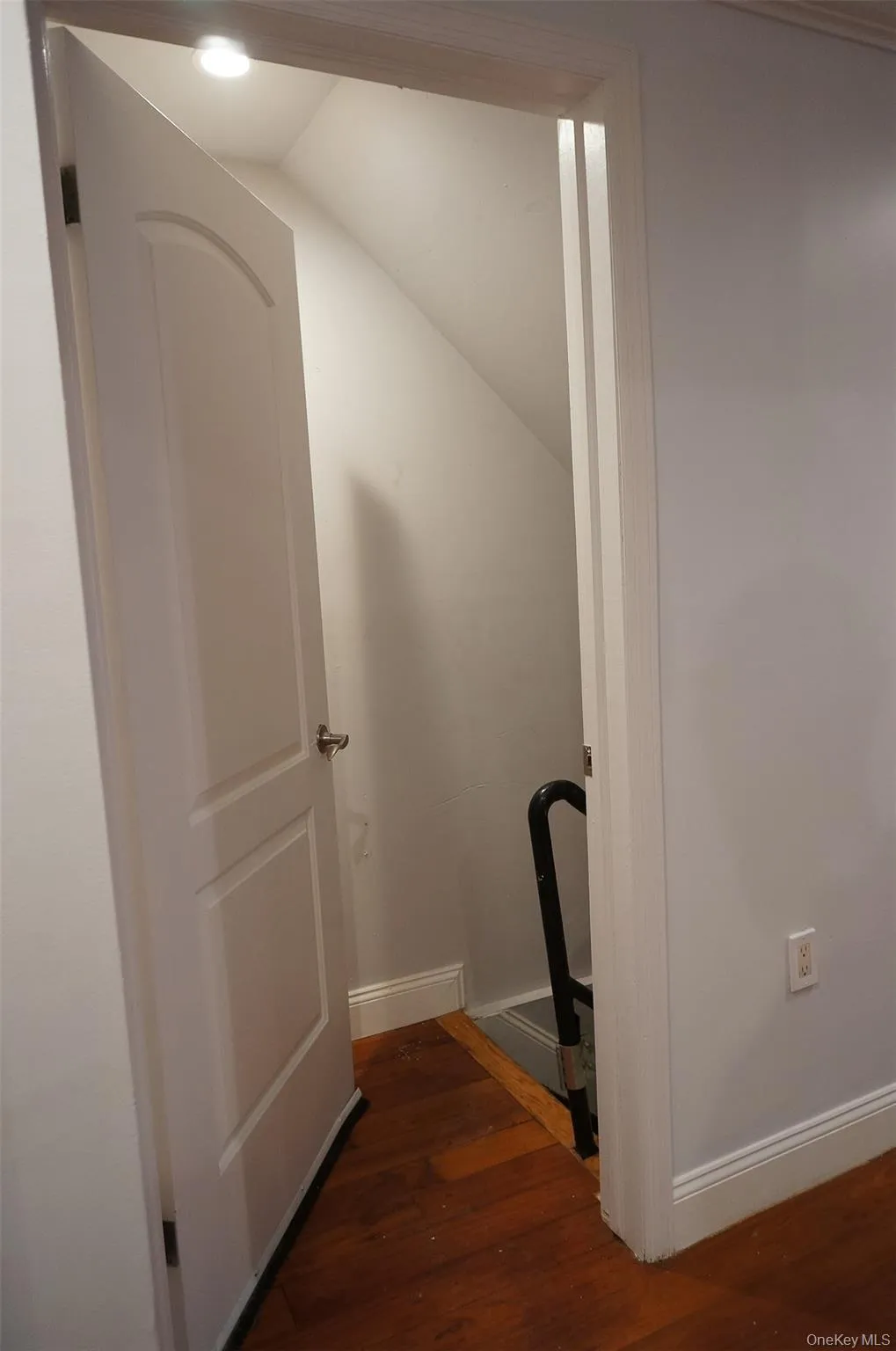 Entry to basement level. Entry to basement level.