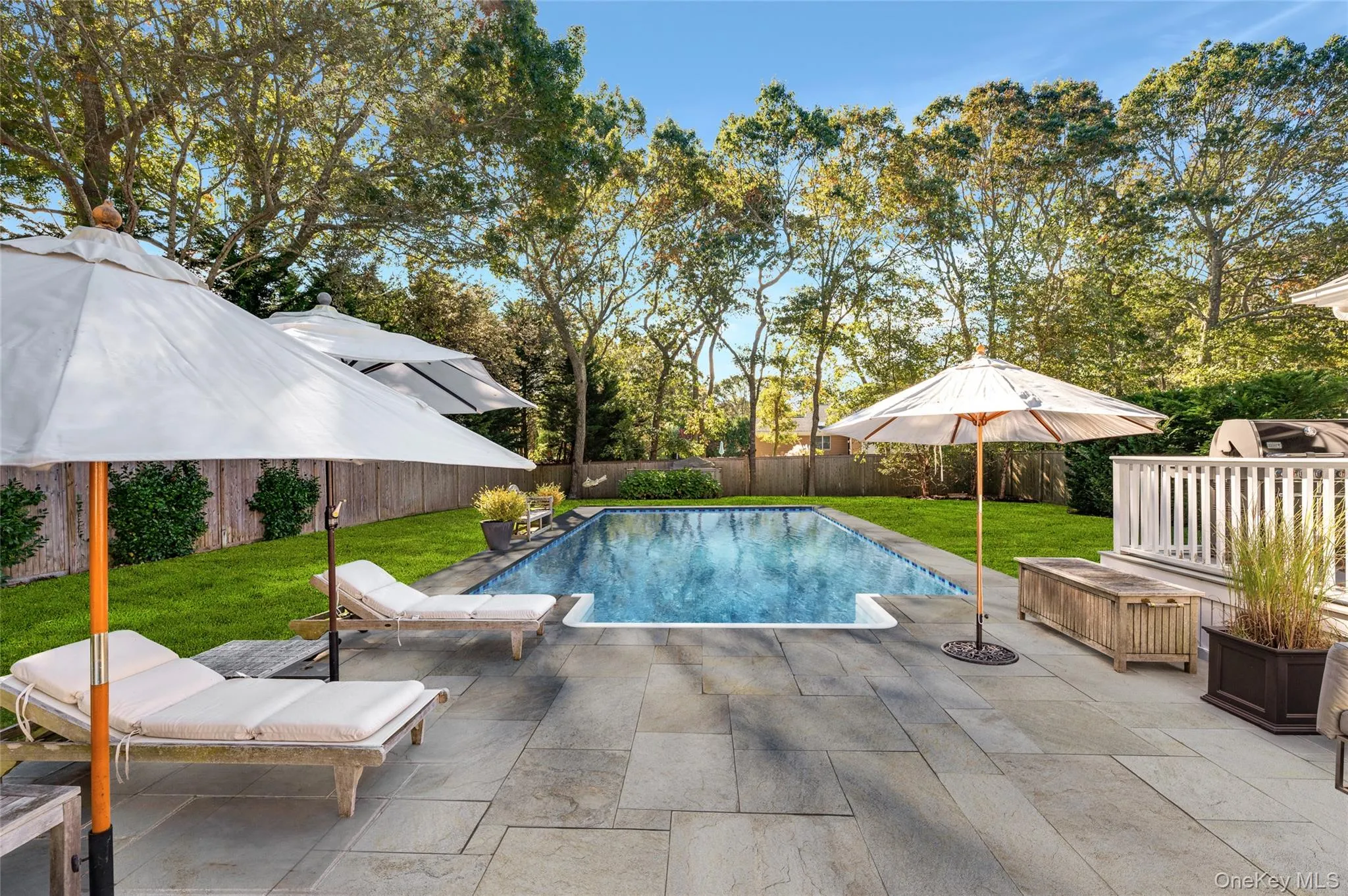 View of swimming pool with a patio and a lawn View of swimming pool with a patio and a lawn
