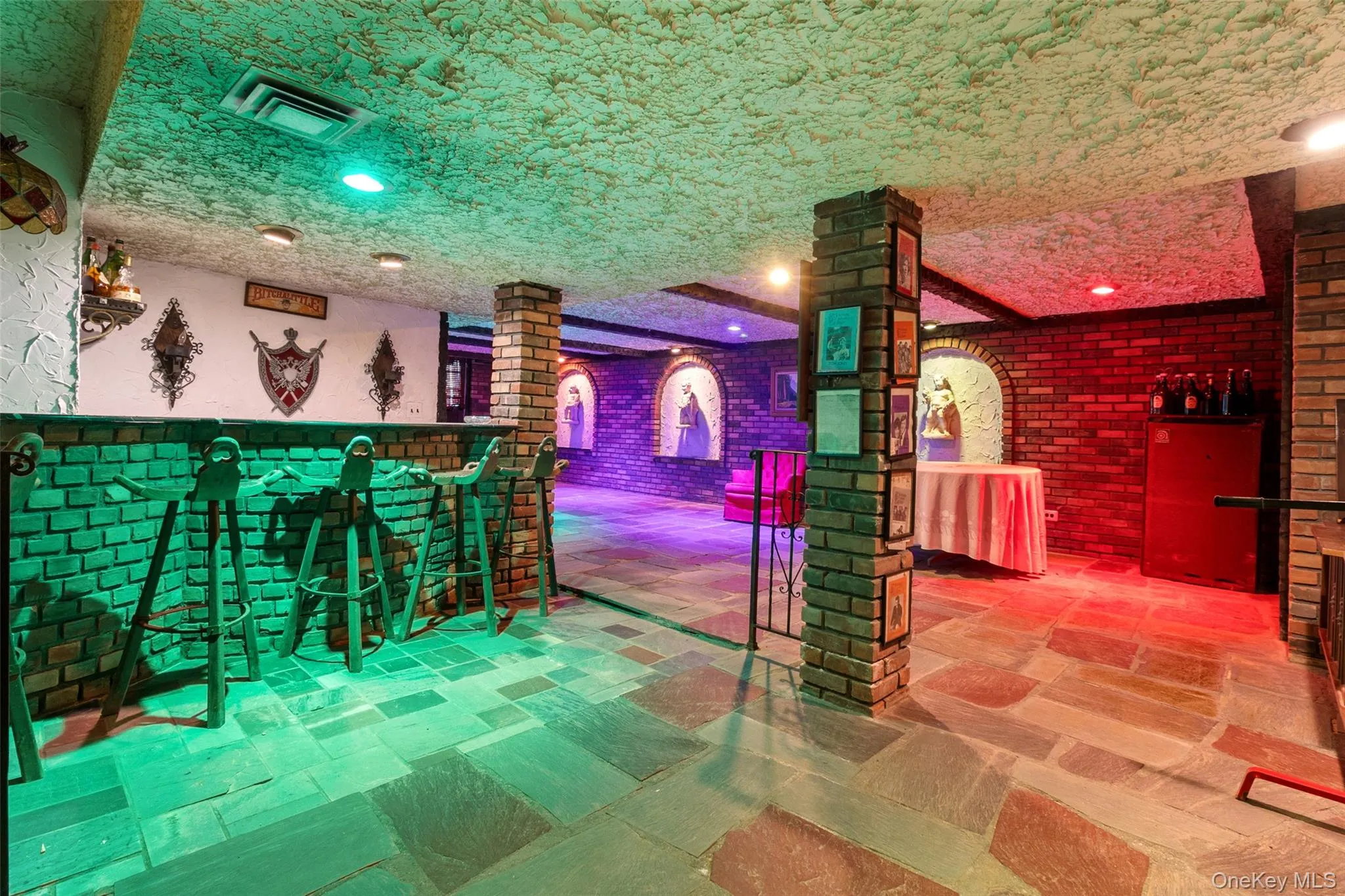 Expansive Finished Basement with a bar Expansive Finished Basement with a bar