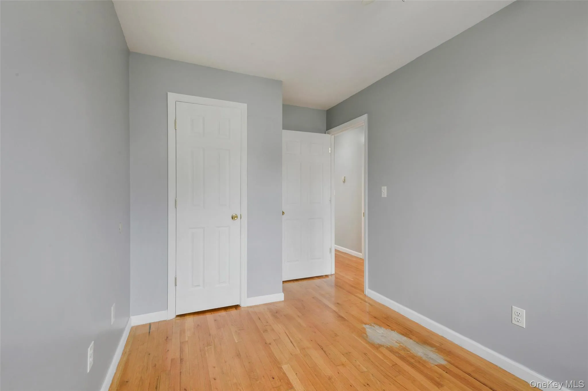 Bedroom with large closet. Bedroom with large closet.