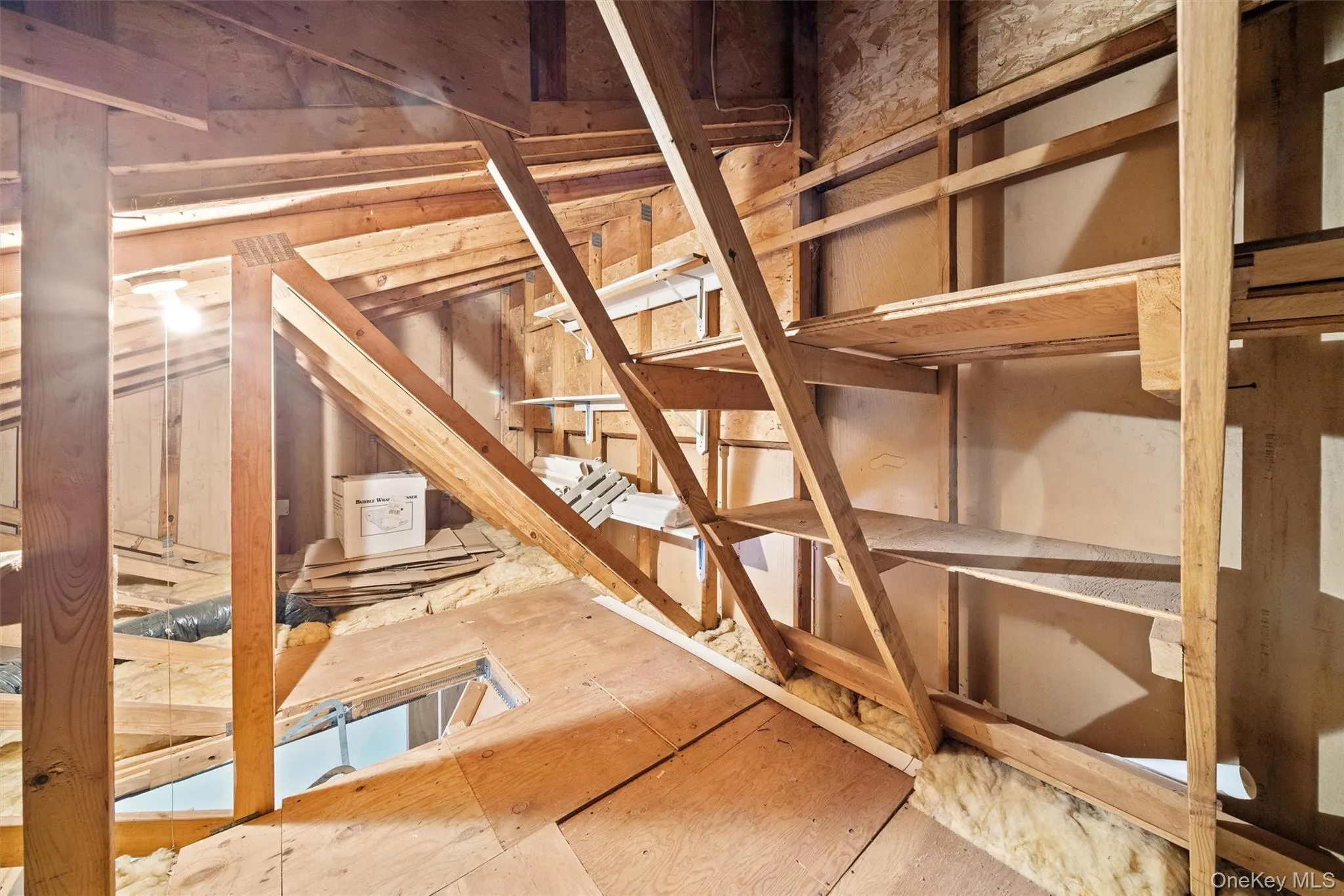 There is an attic for additional storage There is an attic for additional storage