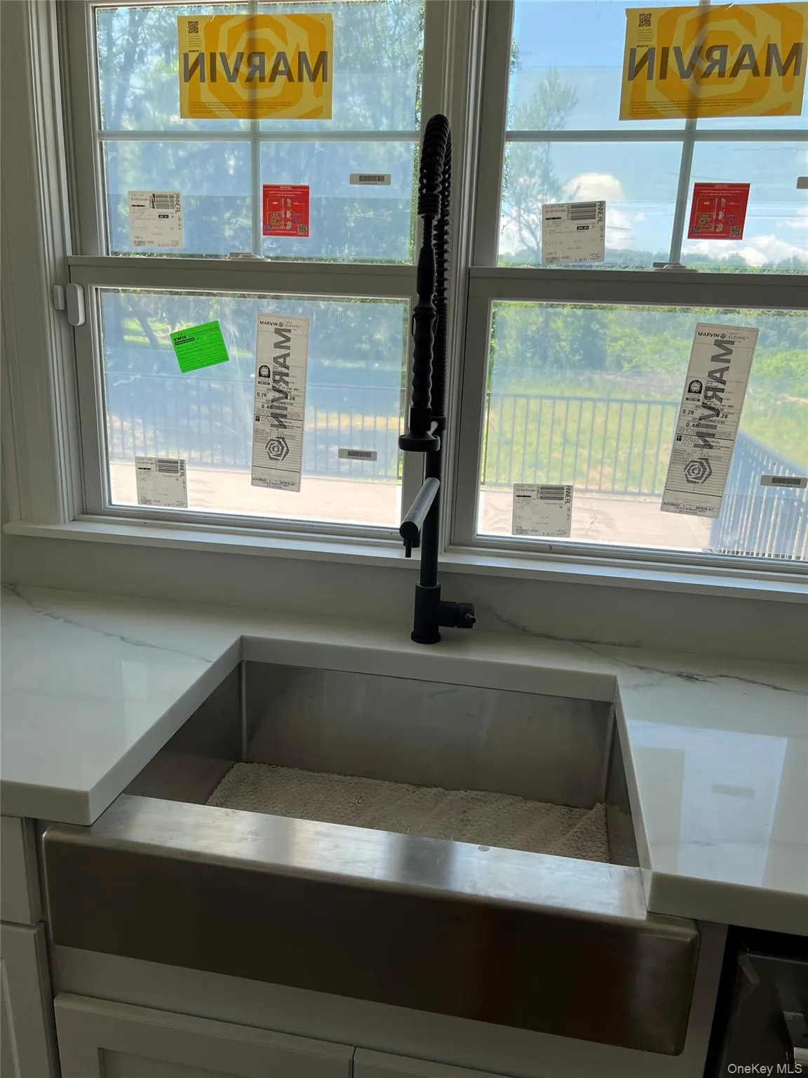 Kitchen view of a sink Kitchen view of a sink