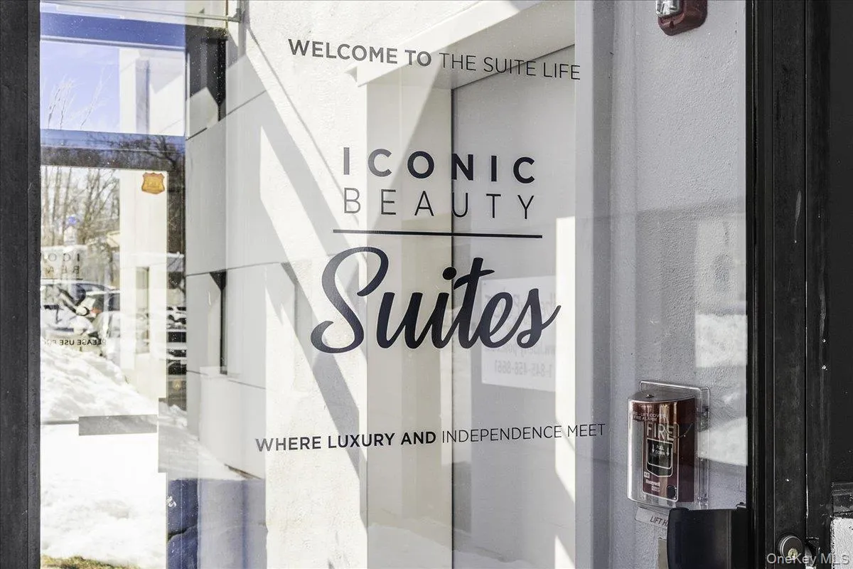 Signage on Lobby door Signage on Lobby door