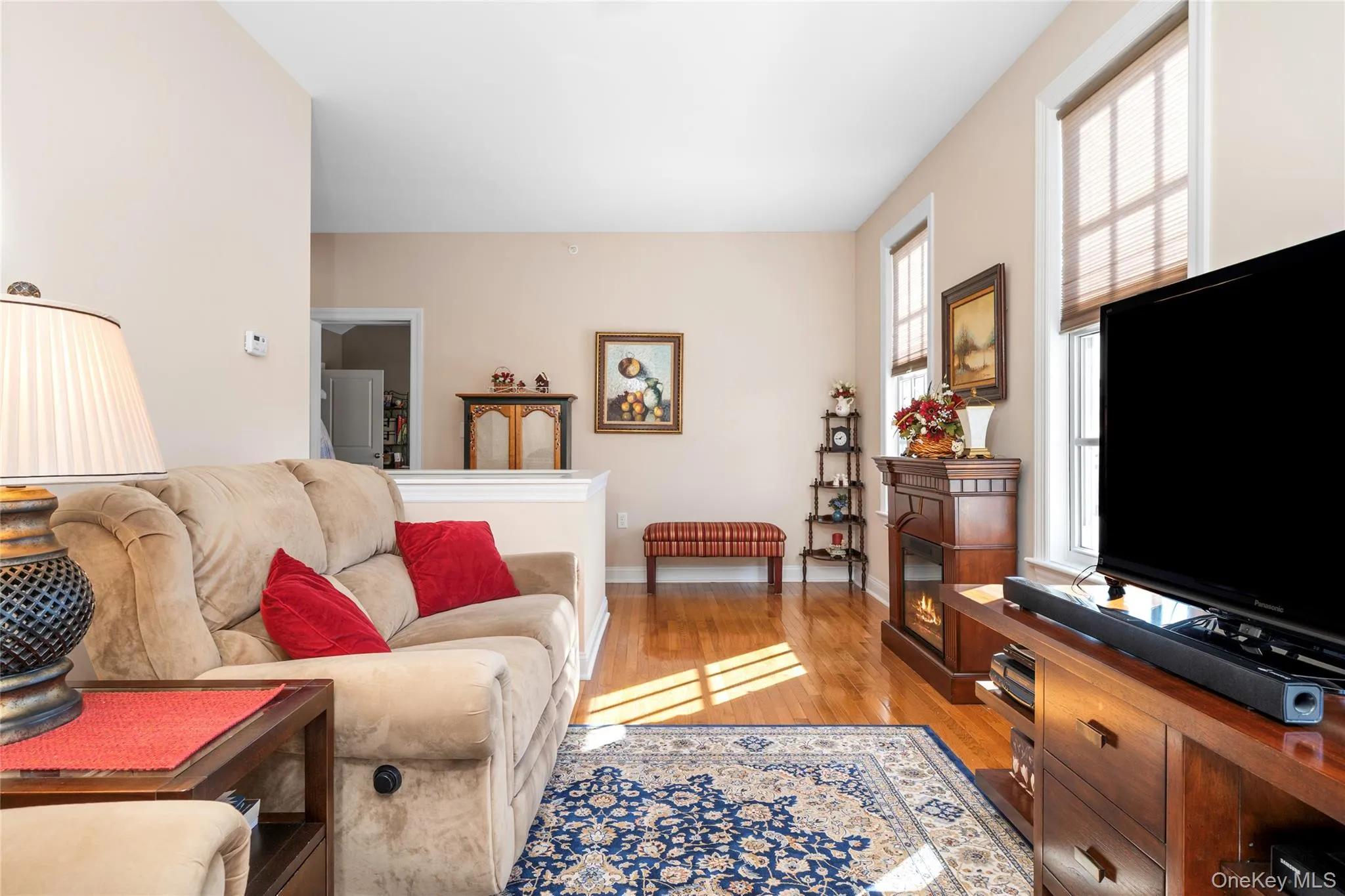 Sitting Area with light wood-type flooring and baseboards. Sitting Area with light wood-type flooring and baseboards.
