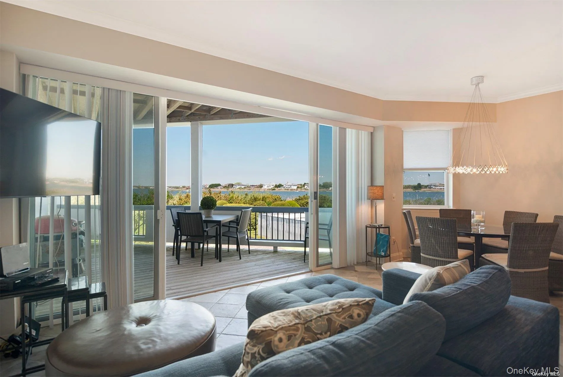 Living Area and Deck Living Area and Deck