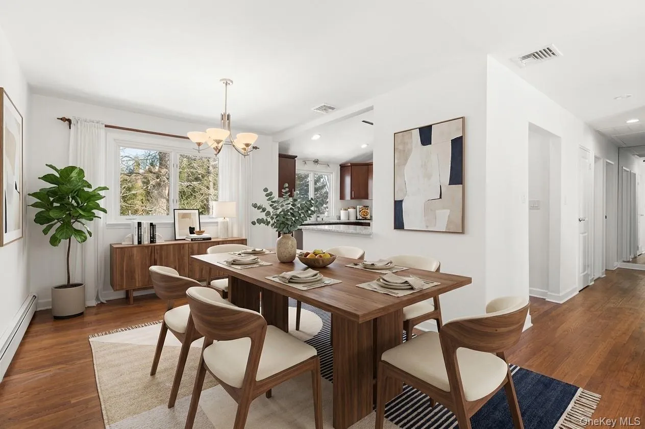 Virtually staged Dining Room Virtually staged Dining Room