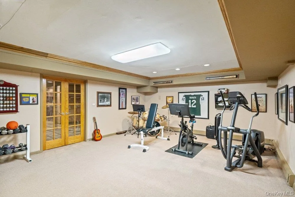 View of basement gym area View of basement gym area
