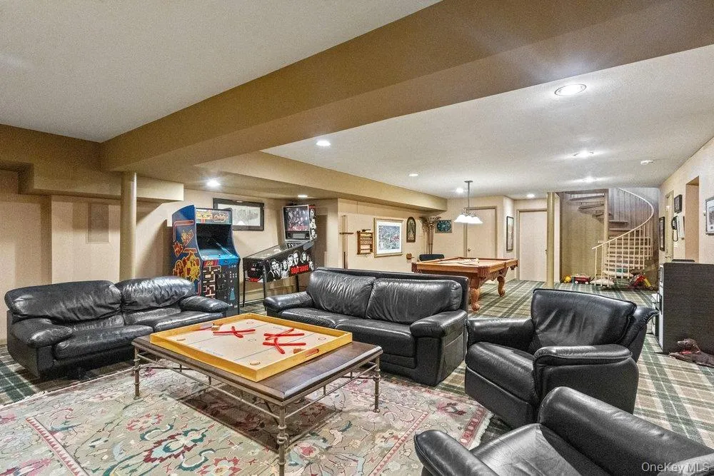 View of full, finished basement View of full, finished basement