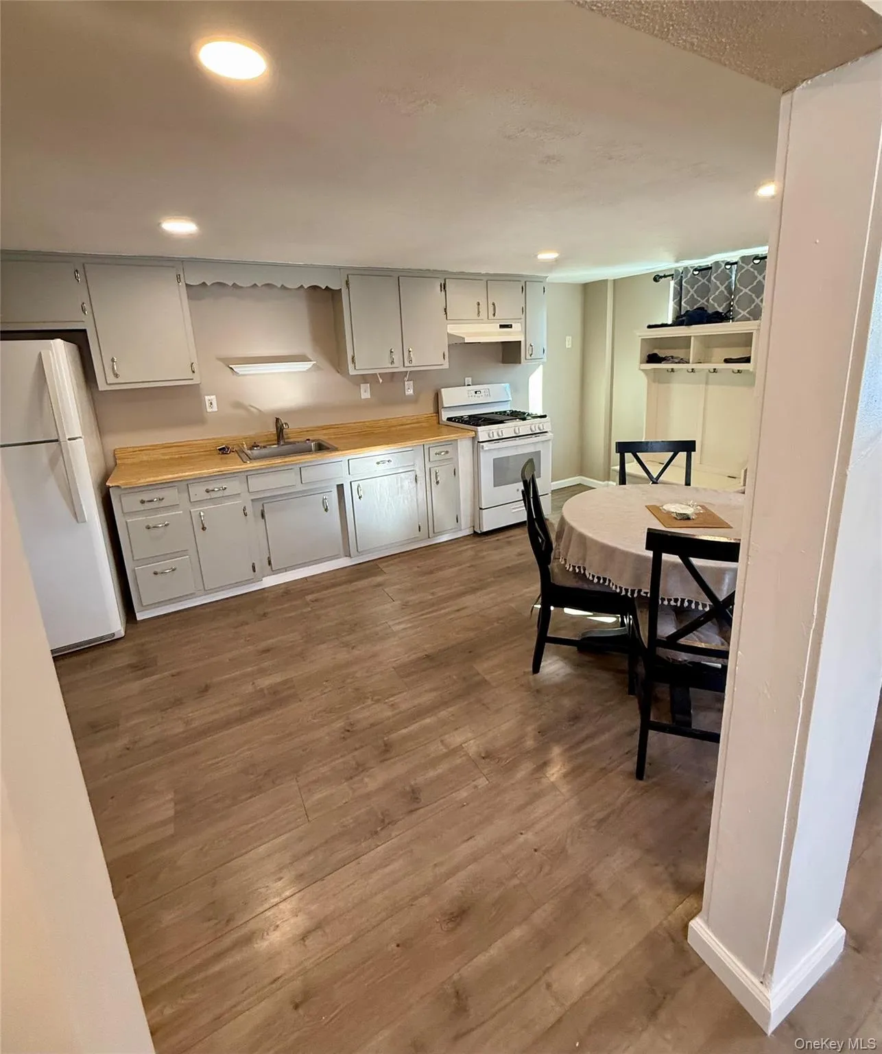 Open to living and dining Open to living and dining