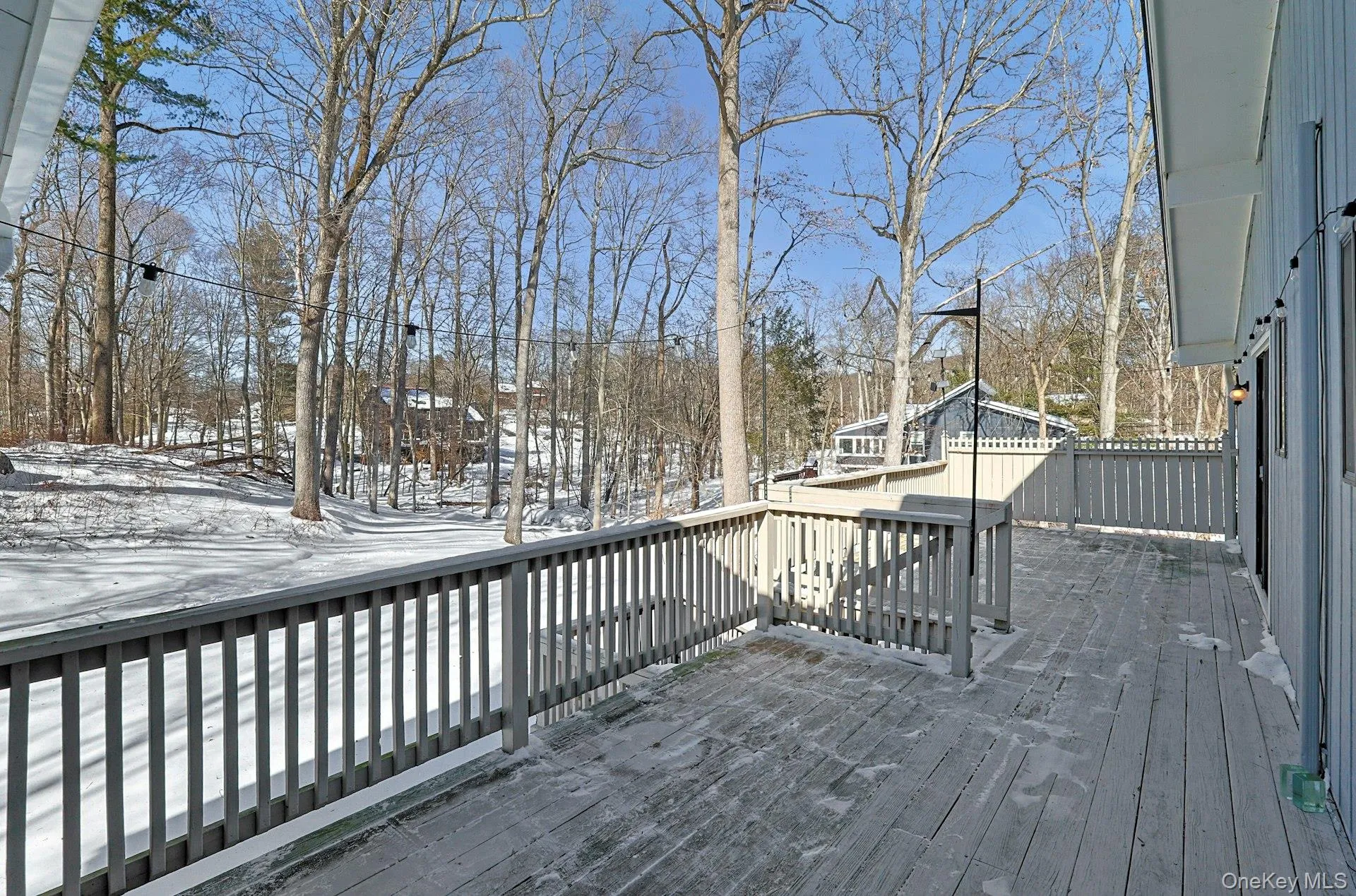 Steps lead down from the deck to the expansive rear yard, which we will come back to in a moment. Steps lead down from the deck to the expansive rear yard, which we will come back to in a moment.