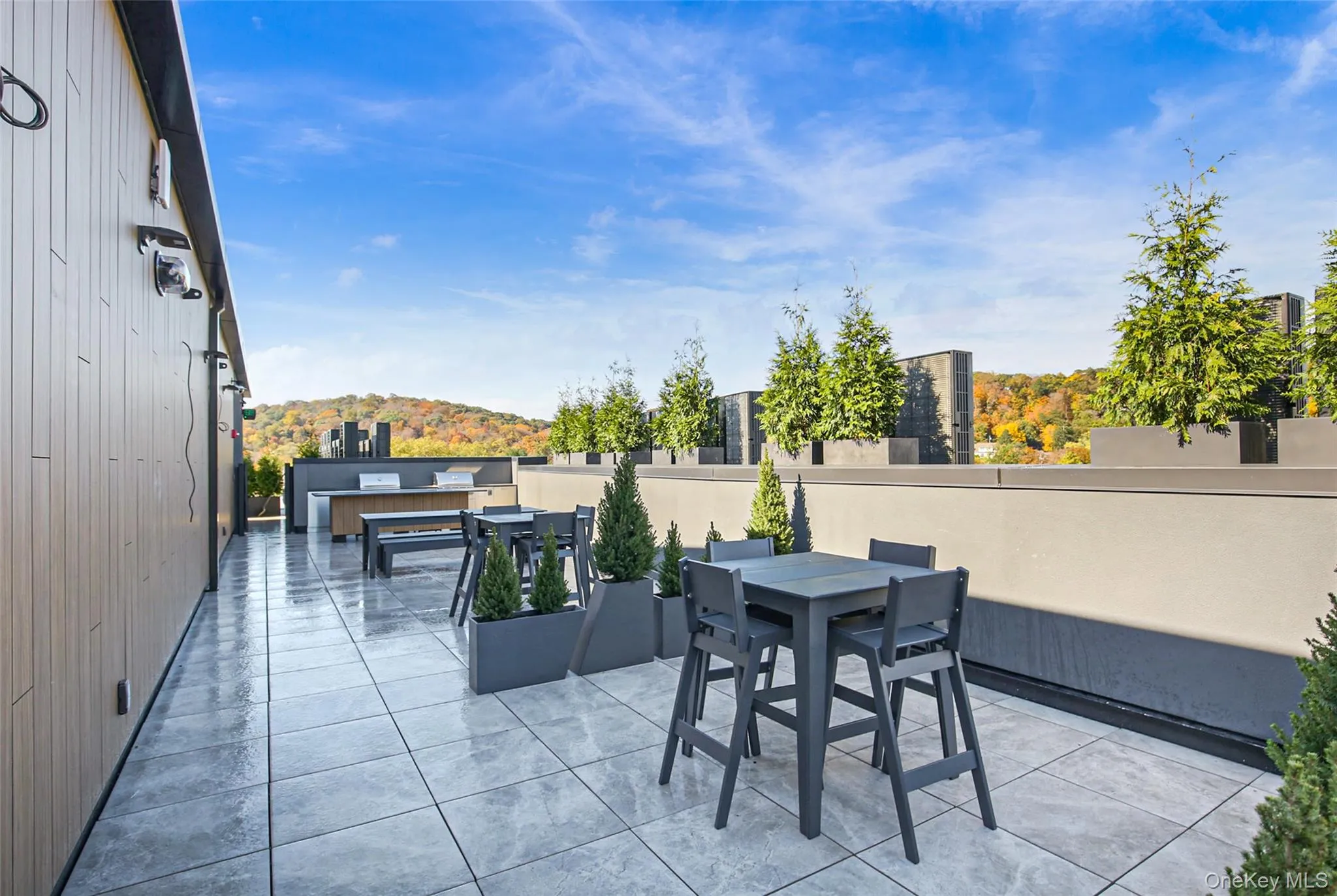 View of patio featuring outdoor dining space View of patio featuring outdoor dining space