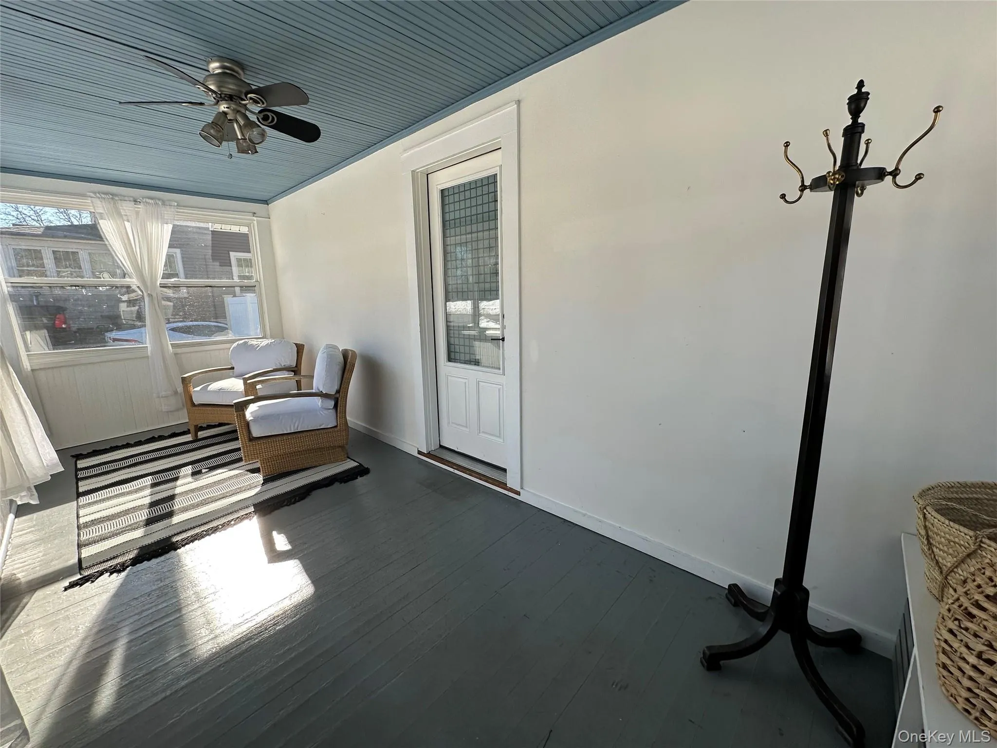Enclosed front porch Enclosed front porch