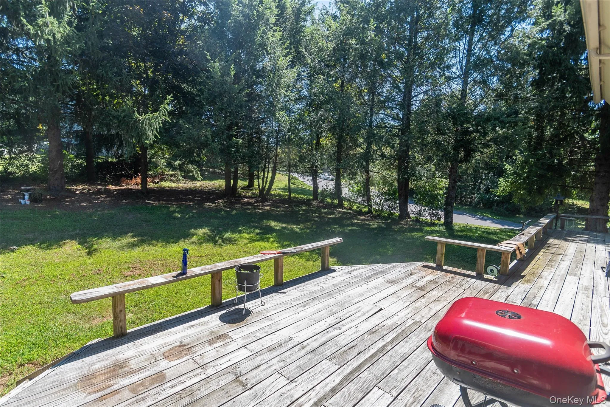 Backyard and deck Backyard and deck