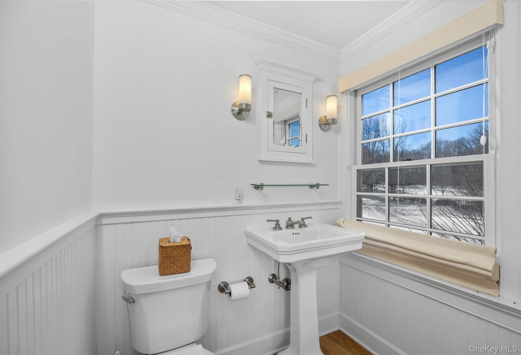 First floor half bath. First floor half bath.