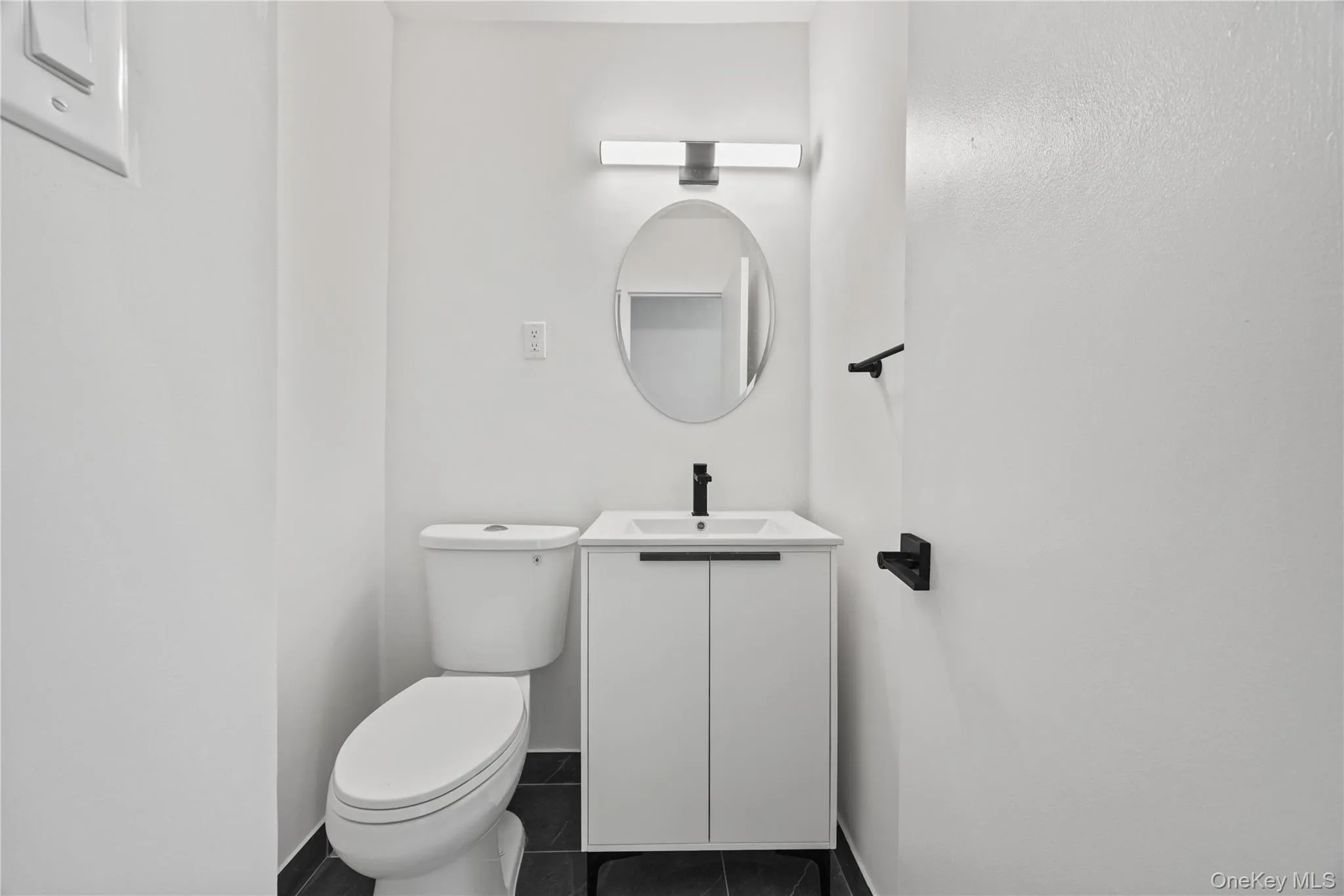 Renovated powder room Renovated powder room