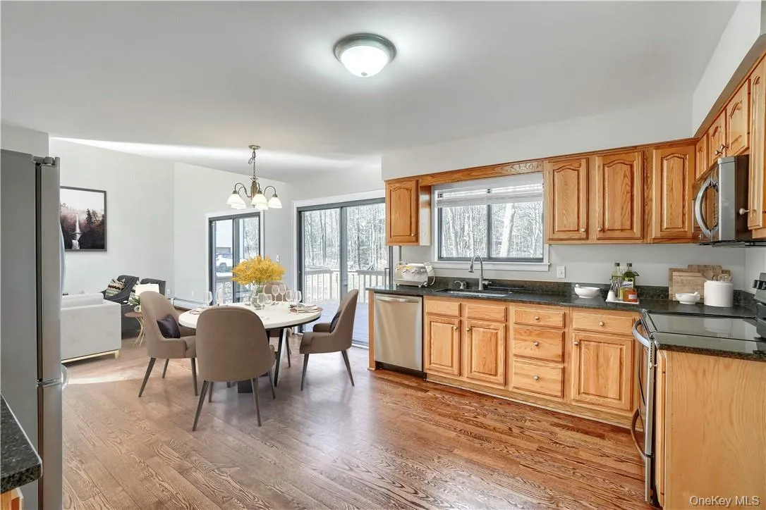 Large EIK w/SS Appliances, Built-in Microwave & Slider to Deck Large EIK w/SS Appliances, Built-in Microwave & Slider to Deck