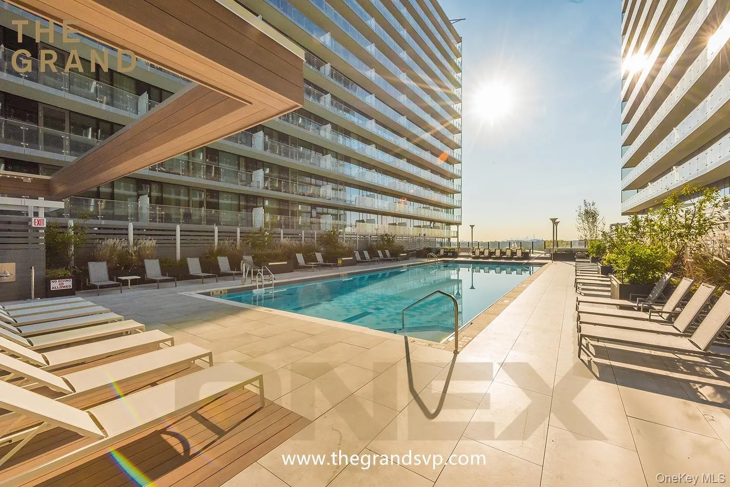 Community pool with a patio Community pool with a patio