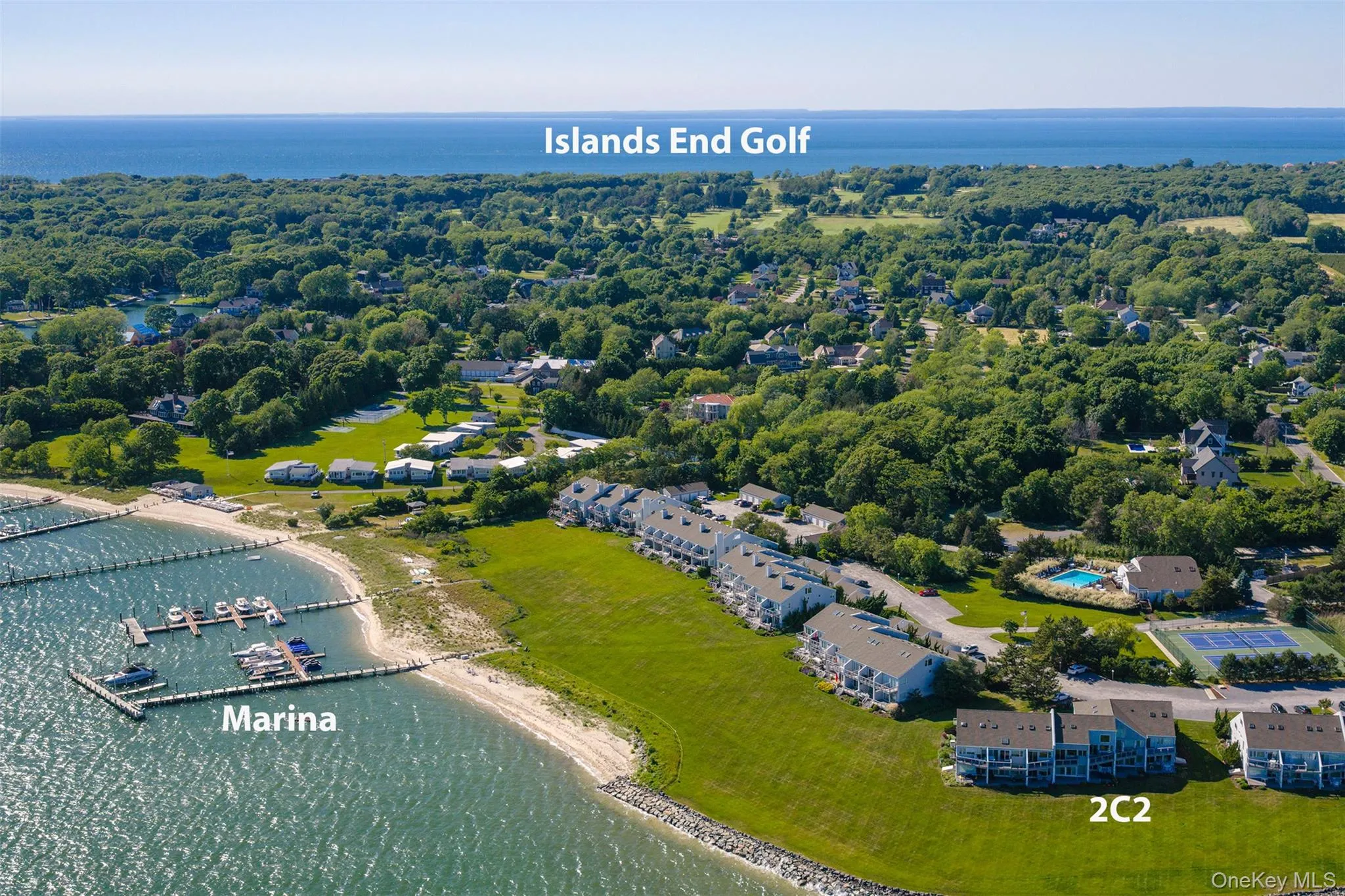 Island End Golf Course is a minute away and the marina is just across from building 2 unit 2C2 Island End Golf Course is a minute away and the marina is just across from building 2 unit 2C2